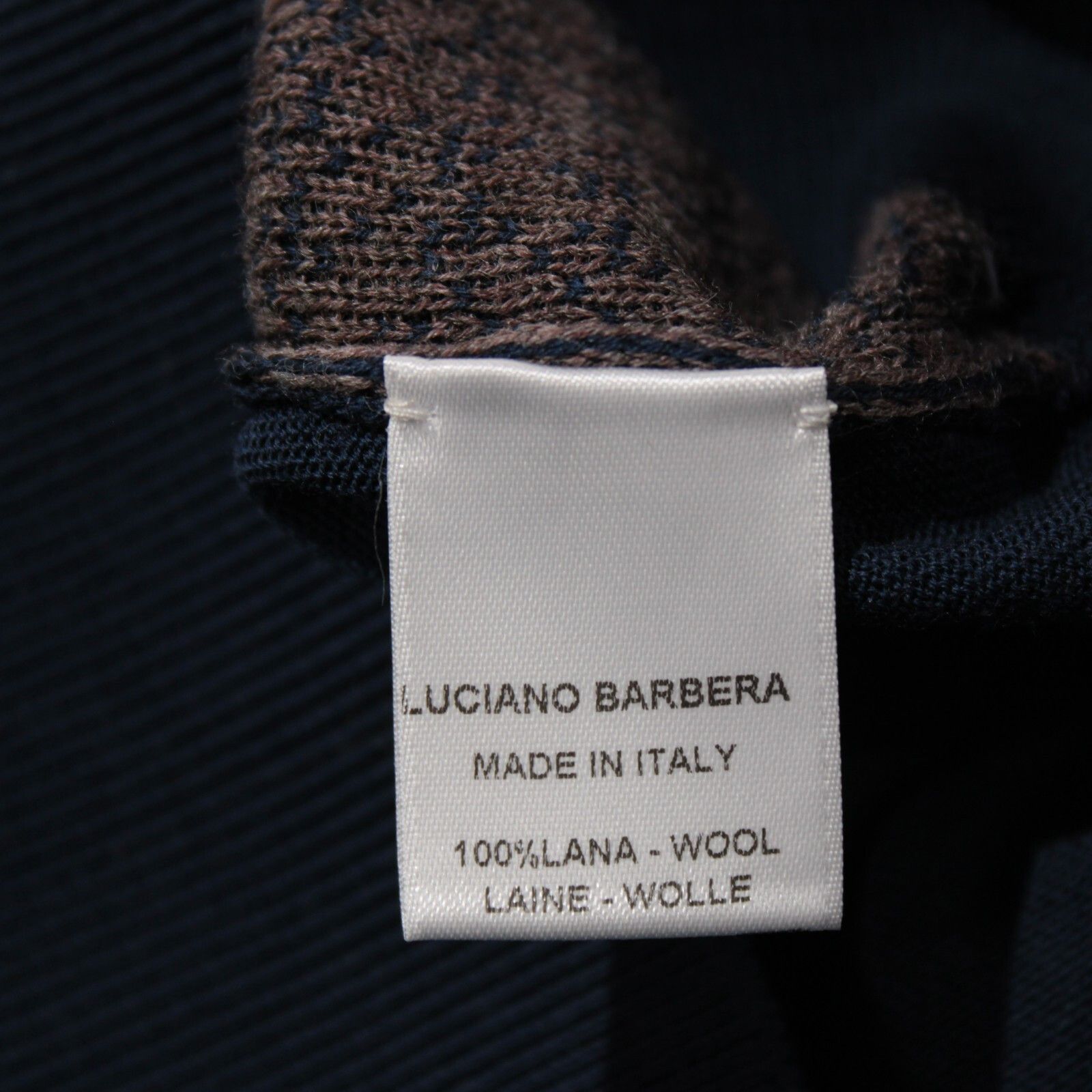 Luciano Barbera Luciano Barbera Sweater Size US M in Blue Size US M / EU 48-50 / 2 - 9 Thumbnail