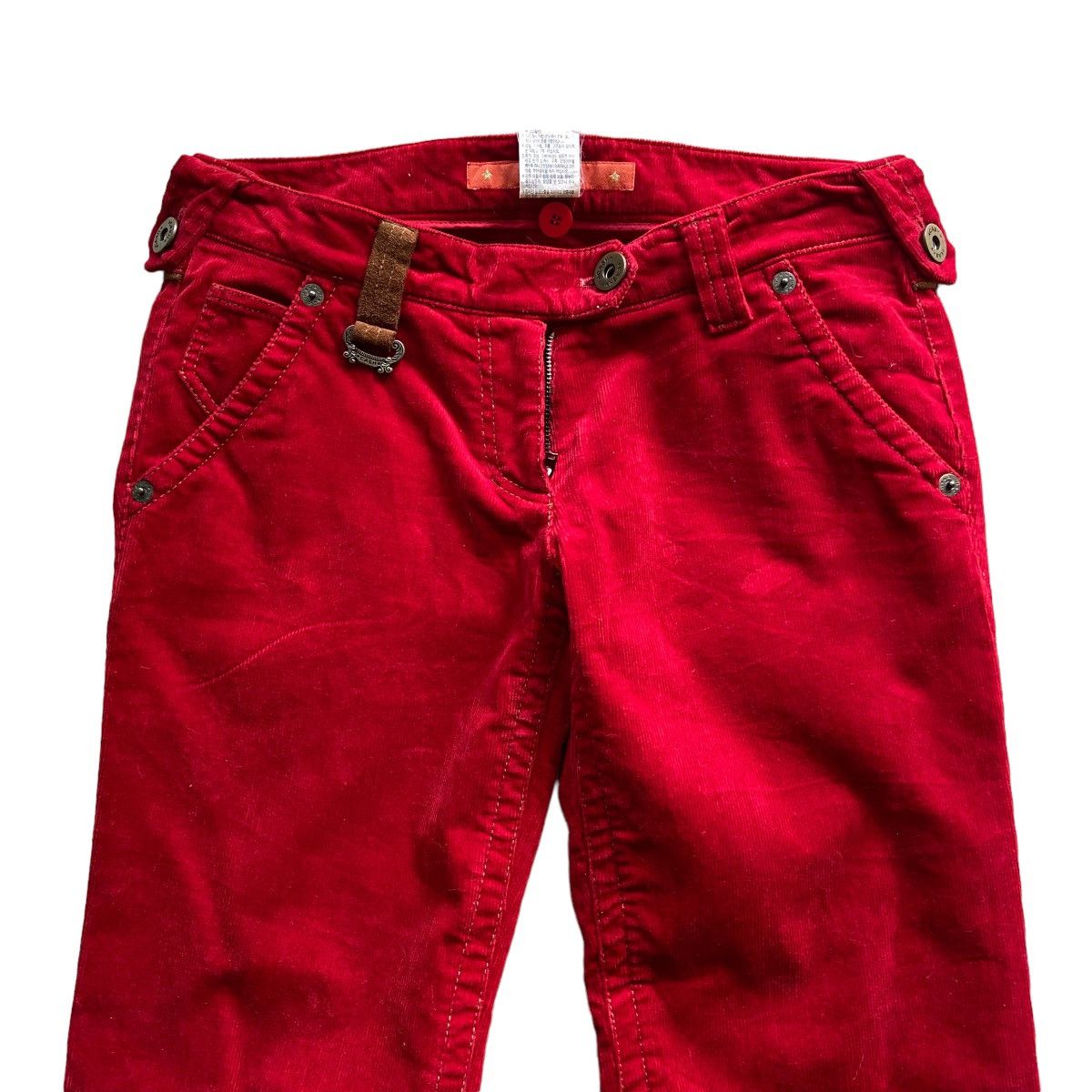 Japanese Brand Japanese-CASH Corduroy Studded Flare Pants Size US 29 - 3 Thumbnail