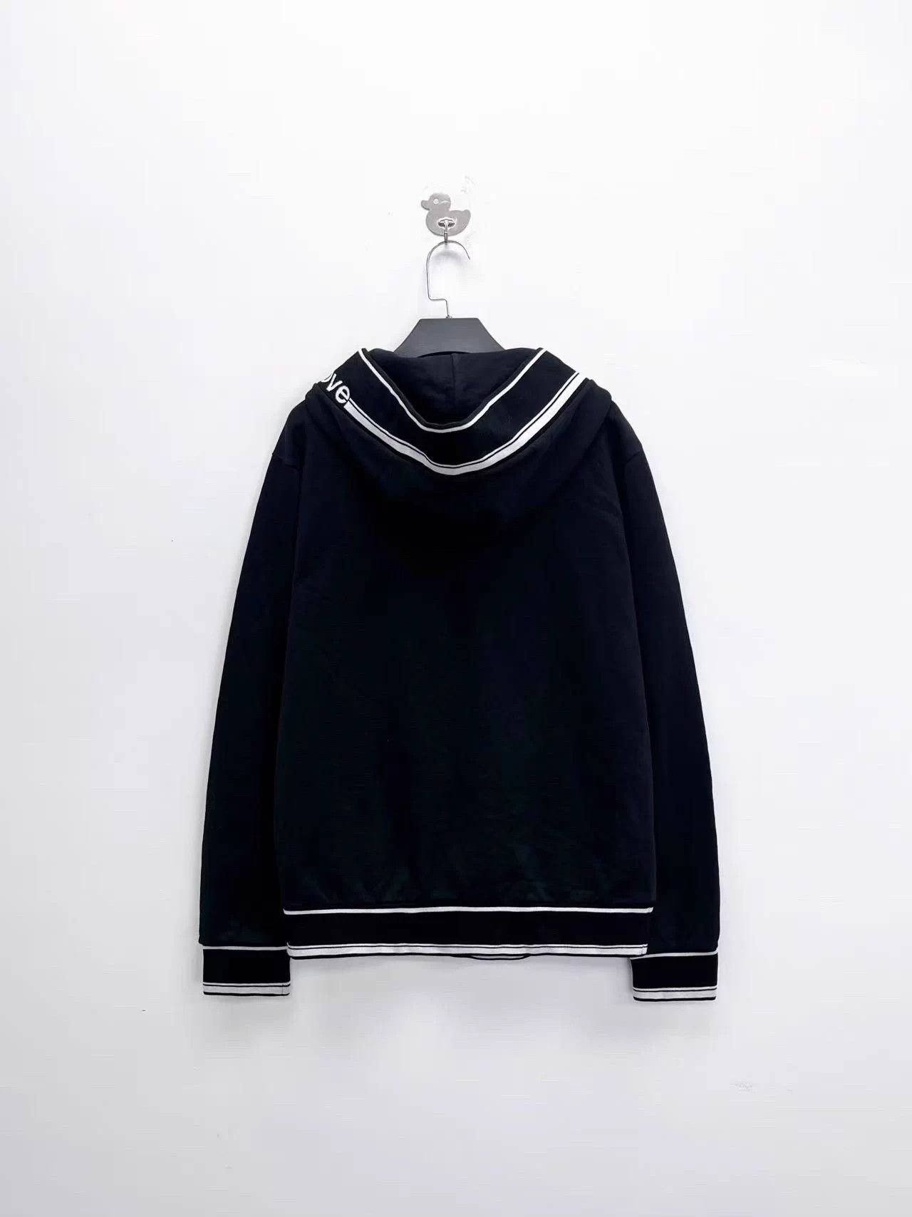 Dolce & Gabbana Dolce & Gabbana Black Embroidered Logo Hoodie 48 Size US M / EU 48-50 / 2 - 2 Thumbnail