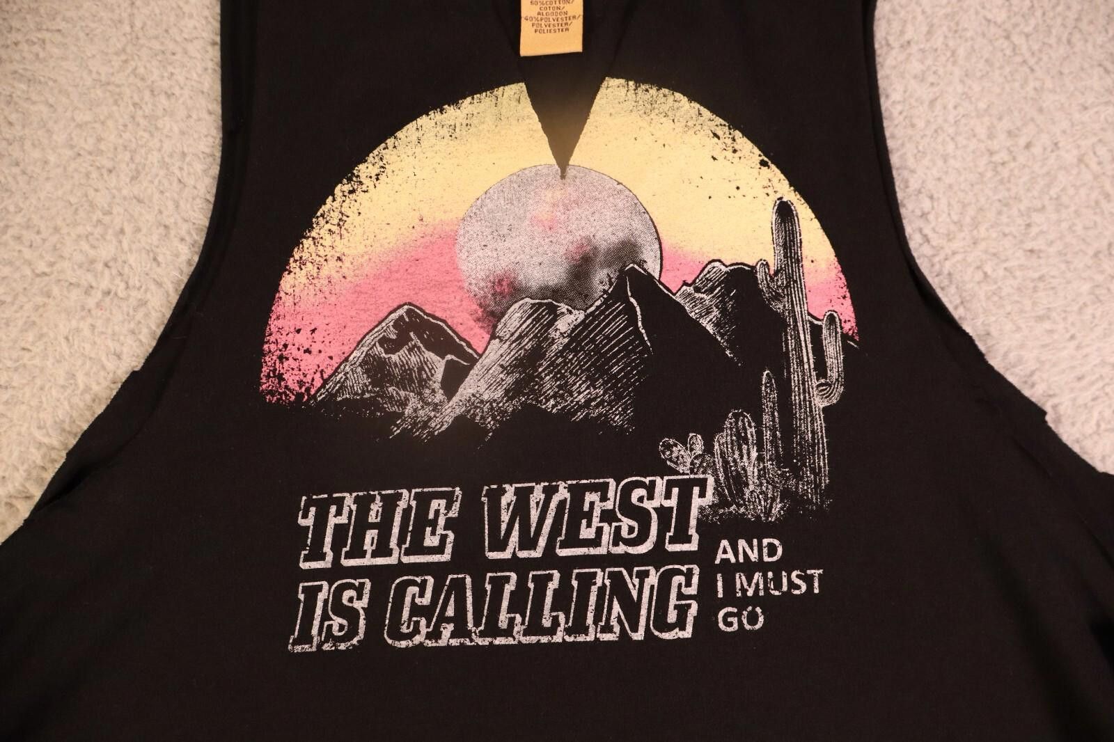 Wrangler Wrangler Tank Lace Womens Large the west is calling side Size L / US 10 / IT 46 - 2 Thumbnail