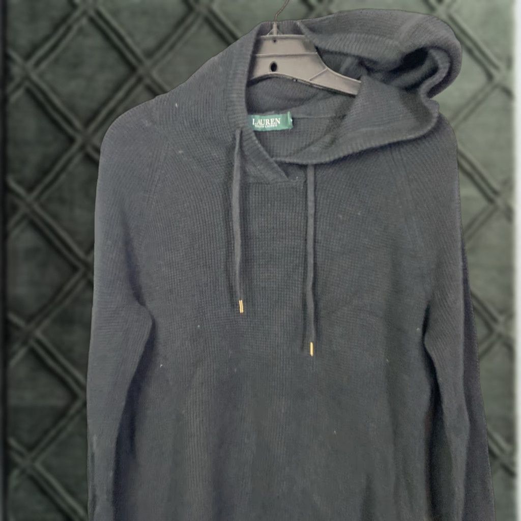 Ralph Lauren Lauren Ralph Lauren Hoodie Womens Small Thermal Knit Pullover Sweater Casual S Size S / US 4 / IT 40 - 1 Thumbnail