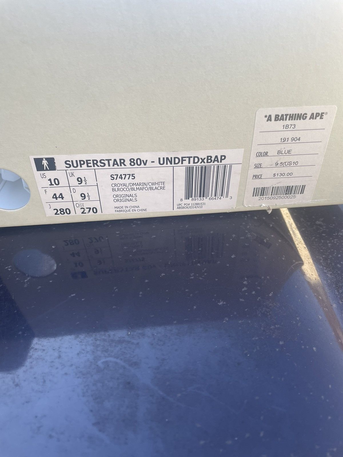 Adidas × Bape Bape x undefeated x adidas Size US 10 / EU 43 - 3 Thumbnail