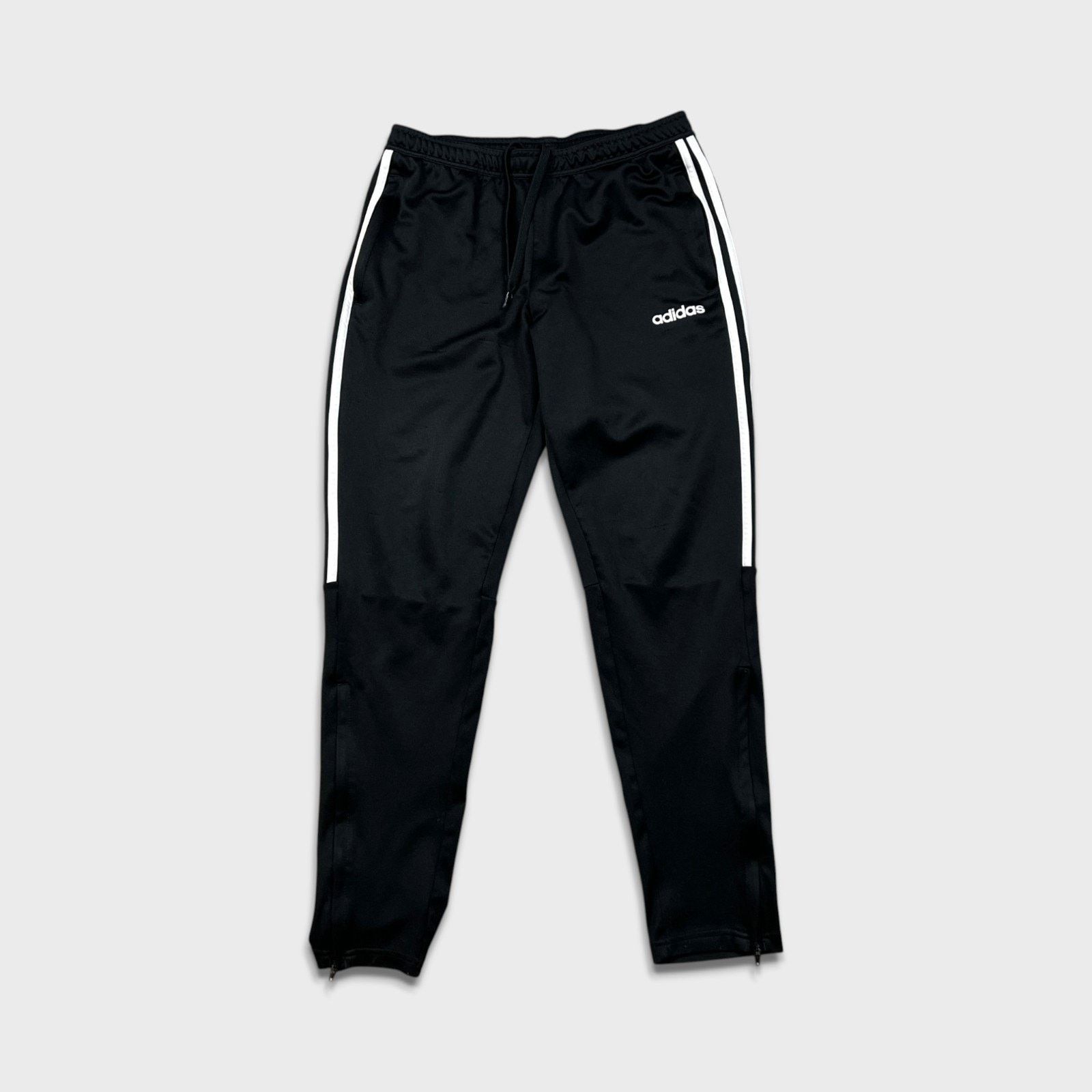 Adidas × Vintage Adidas Track Pant Medium Essentials Stripe Training Athletic Size US 30 / EU 46 - 1 Thumbnail