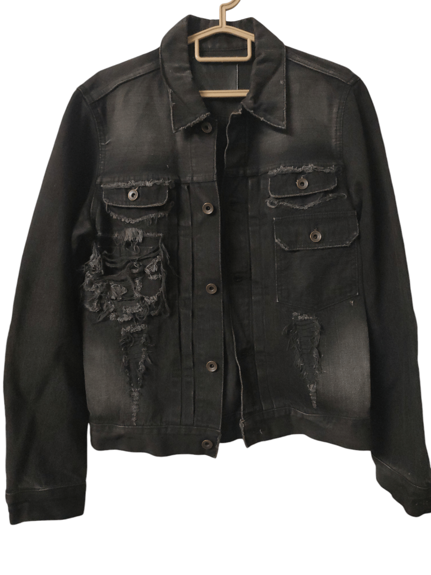 Japanese Brand Denime Jacket Men Distressed by Amok Size US M / EU 48-50 / 2 - 1 Thumbnail
