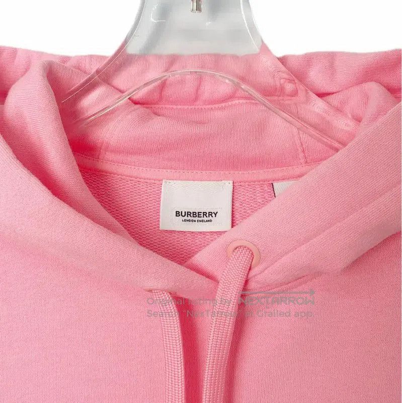 Burberry Burberry Pink Cotton Women's Hoodie. Size S / US 4 / IT 40 - 3 Thumbnail
