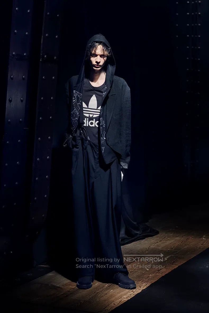 Yohji Yamamoto Yohji Yamamoto 21ss Main Line Show Graffiti Hooded Vest Size US L / EU 52-54 / 3 - 1 Thumbnail