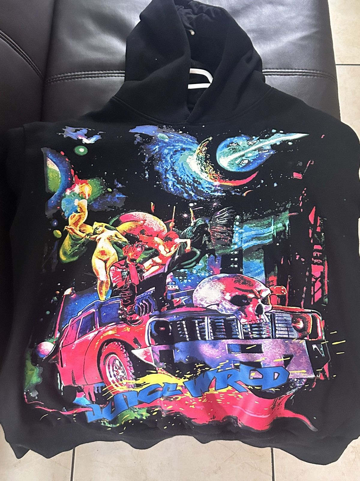 Vlone Juice wrld vlone cosmic hoodie | Grailed