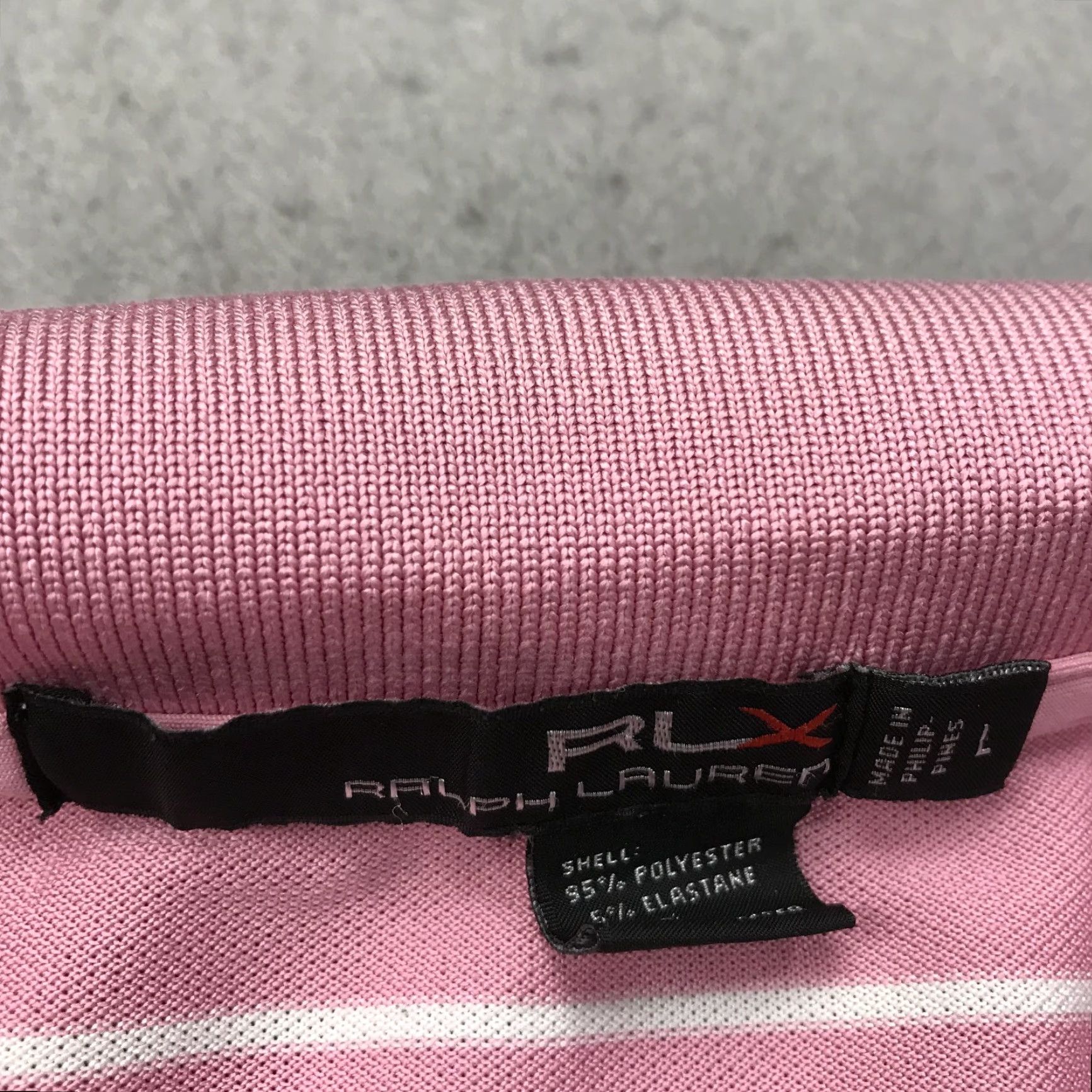 RLX Ralph Lauren RLX Ralph Lauren Polo Shirt Mens Large Pink Striped Golf Stretch Polo Shirt - RLX Polo Golf Sports Activewear Casual Mens Large Pink Size US L / EU 52-54 / 3 - 3 Thumbnail