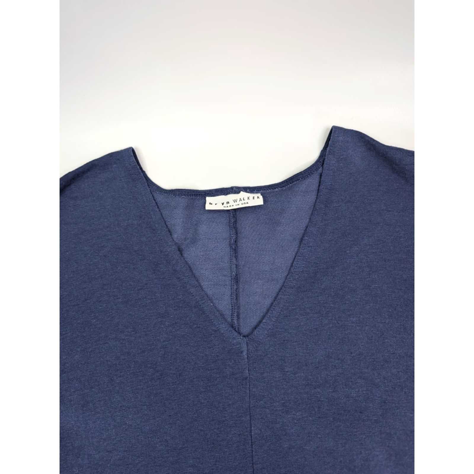 Vintage Bryn Walker Blue Bamboo Cotton Boxy Baxter Tunic Oversized Lagenlook Size Small Size S / US 4 / IT 40 - 6 Thumbnail