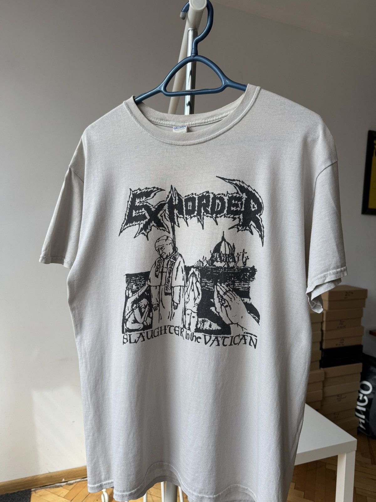 Band Tees × Rock T Shirt × Vintage Vintage Rare Exhorder Slaughter 