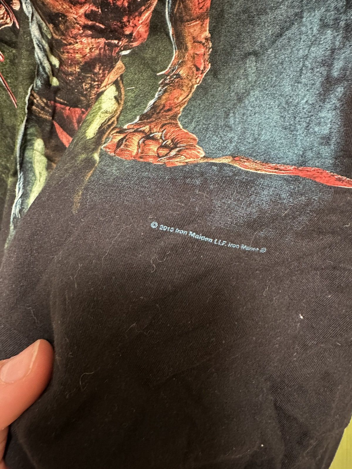 Iron Maiden × Vintage Iron Maiden Shirt Book Of Souls Tour Concert 2016 Licensed Size US XXL / EU 58 / 5 - 5 Thumbnail