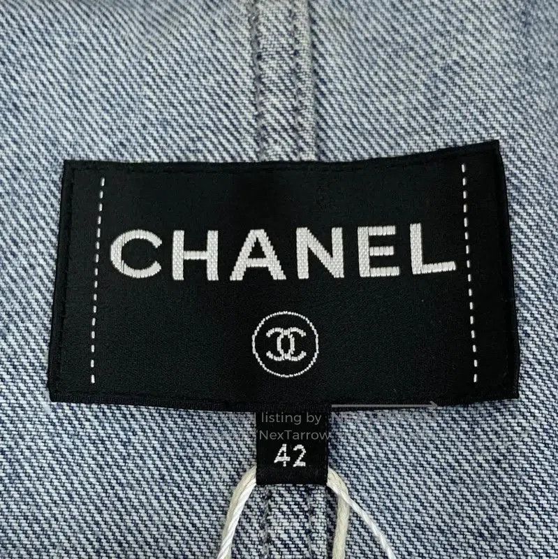 Chanel Chanel Blue Cotton Women's Jacket with Shearling Collar . Size XXS / US 00 / IT 34 - 6 Thumbnail