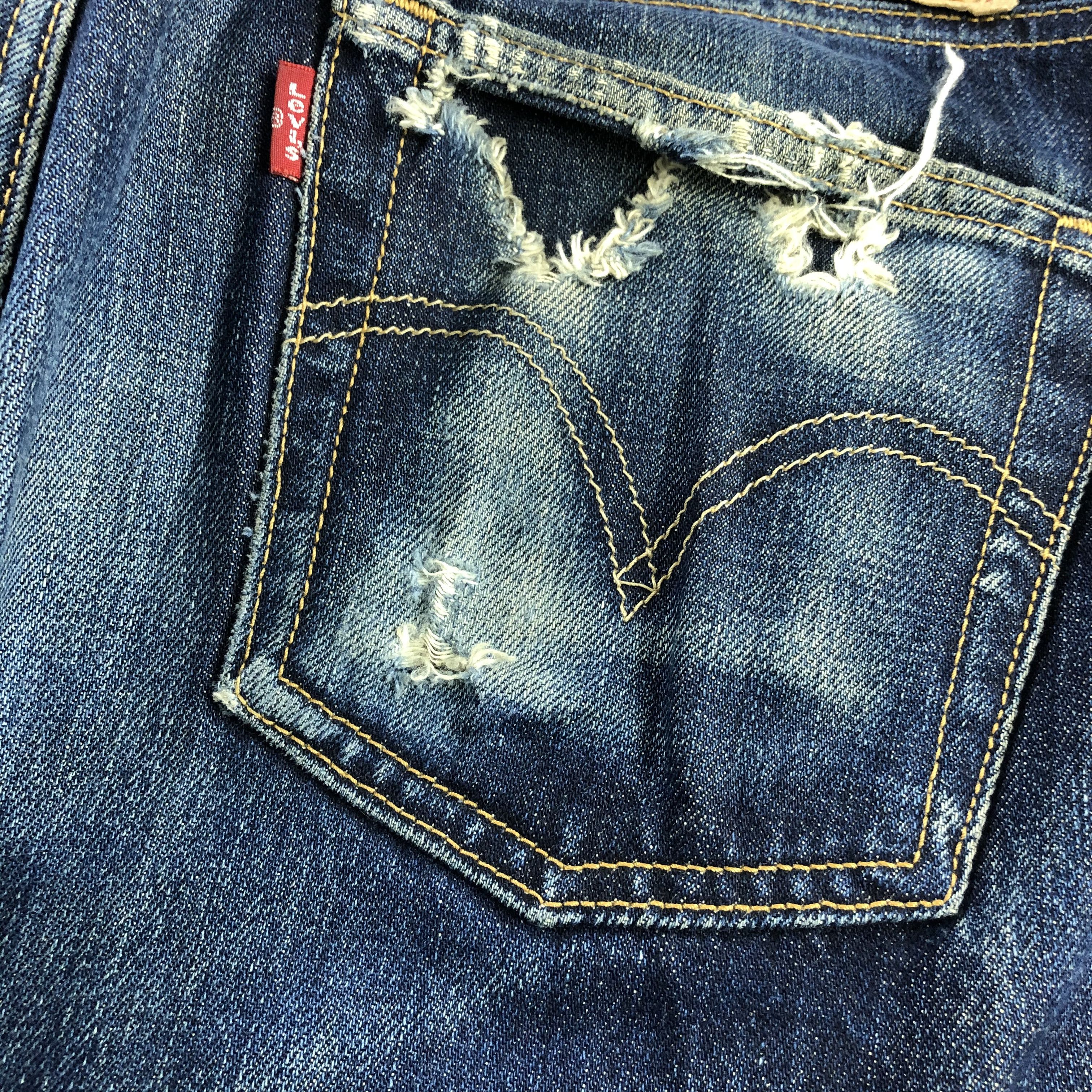 Levi's Vintage Blue Wash Levis 501 Jeans-JM2781 Size US 31 - 7 Thumbnail