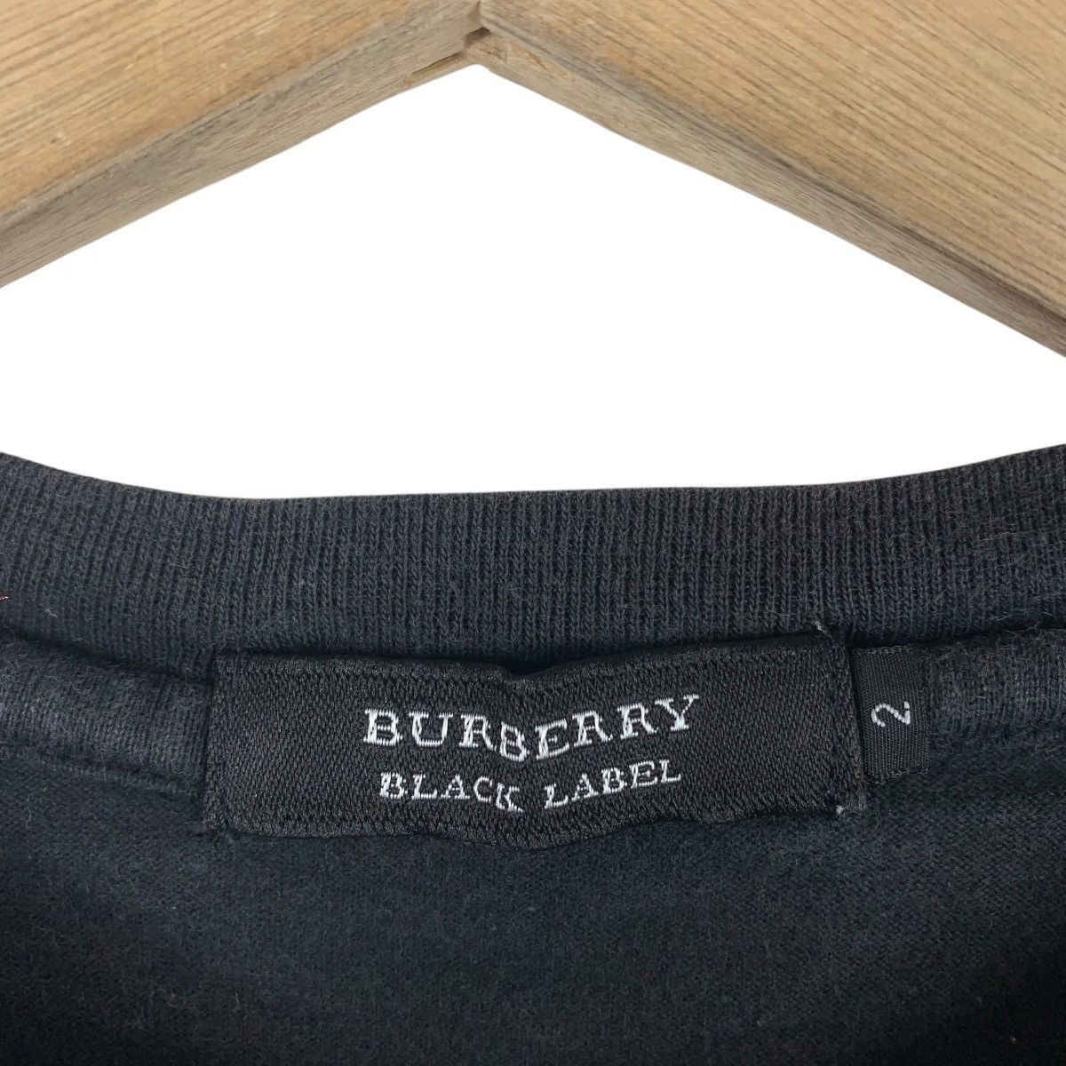 Burberry × Designer BURBERRY BLACK LABEL small logo simple design tee Size US S / EU 44-46 / 1 - 3 Thumbnail