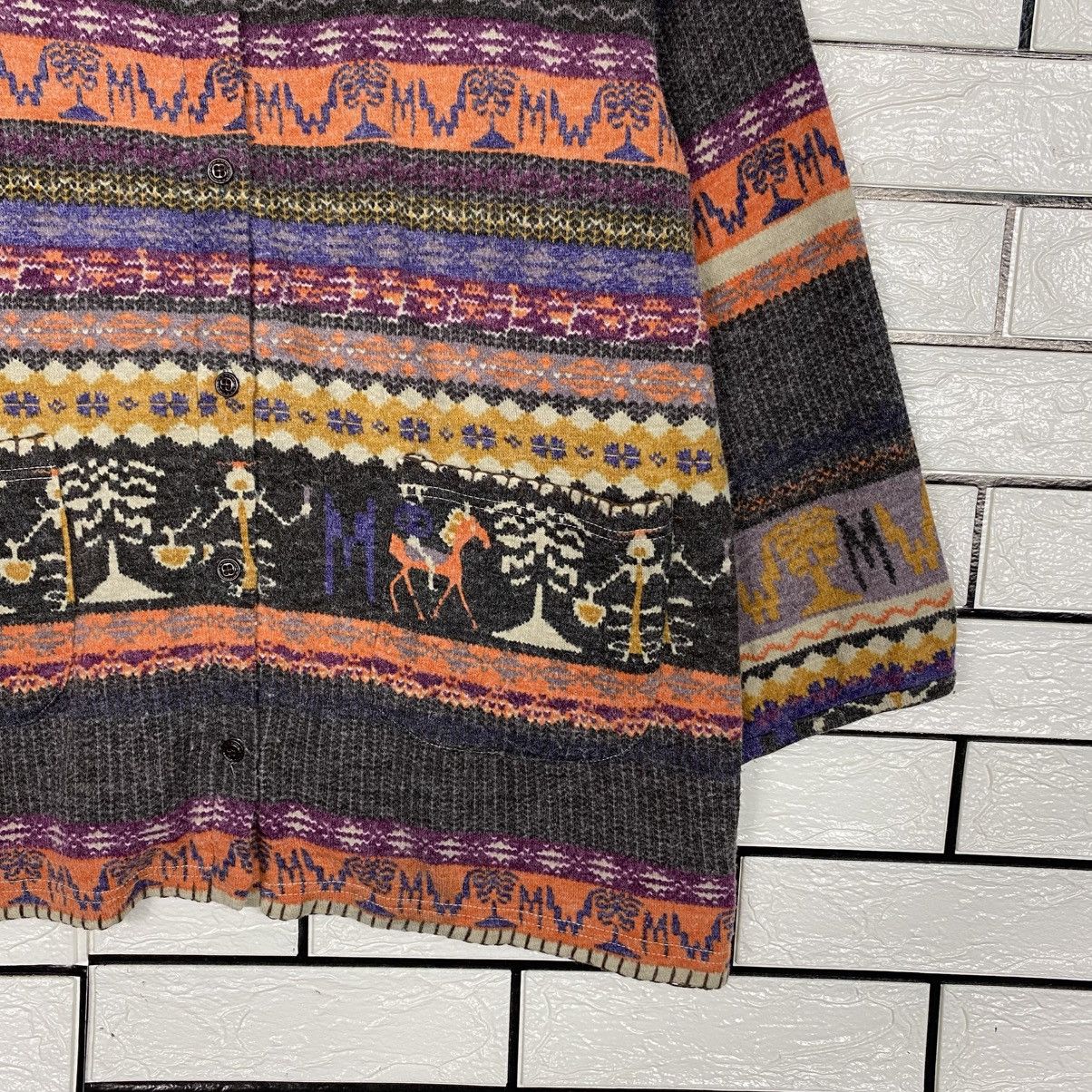 Hysteric Glamour 📌Cardigan Jacket Design Navajo Native Drug Store Japan Size US M / EU 48-50 / 2 - 6 Thumbnail
