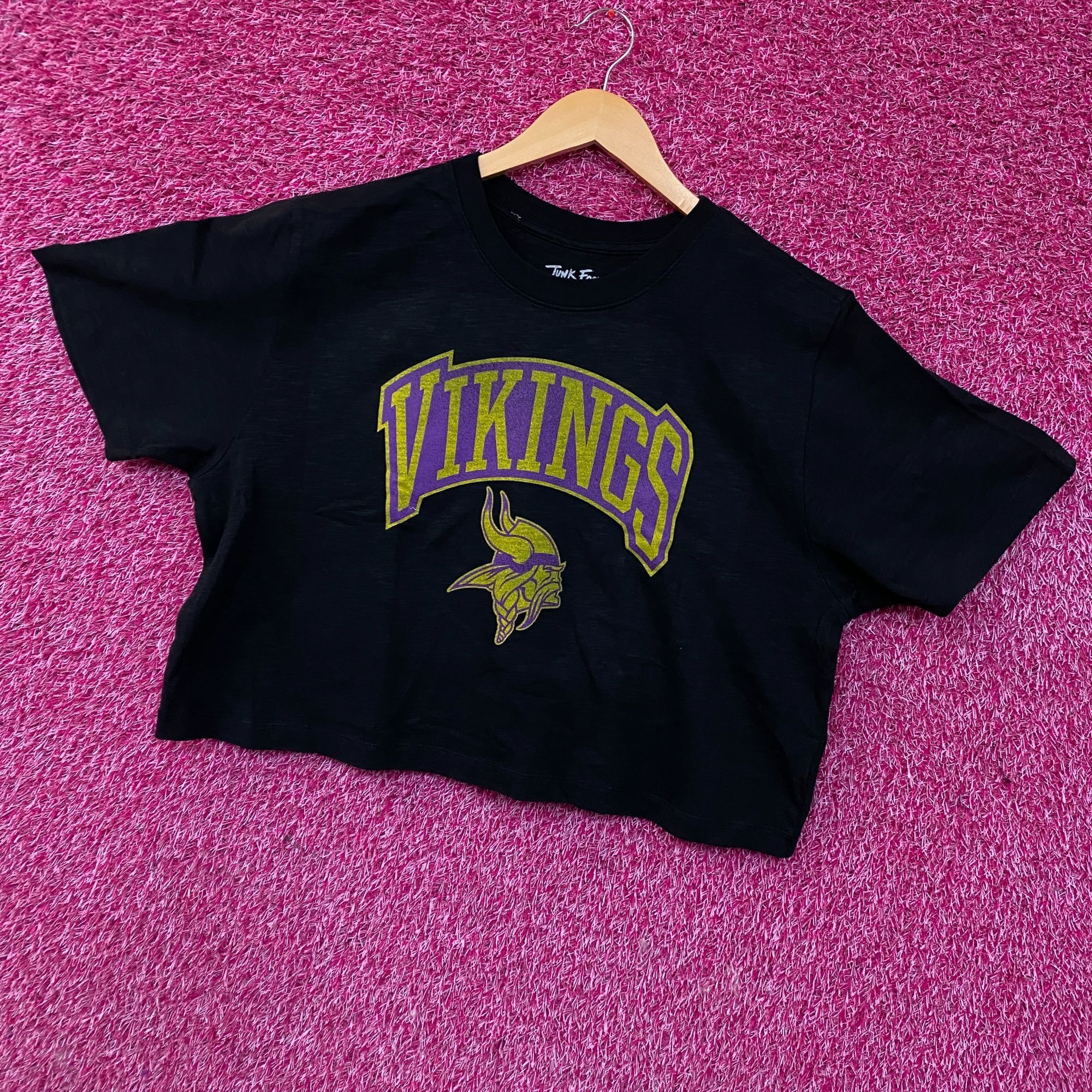 Junk Food Junk Food Clothing Minnesota Vikings Women's Mock Neck Crop Size XL / US 12-14 / IT 48-50 - 3 Thumbnail