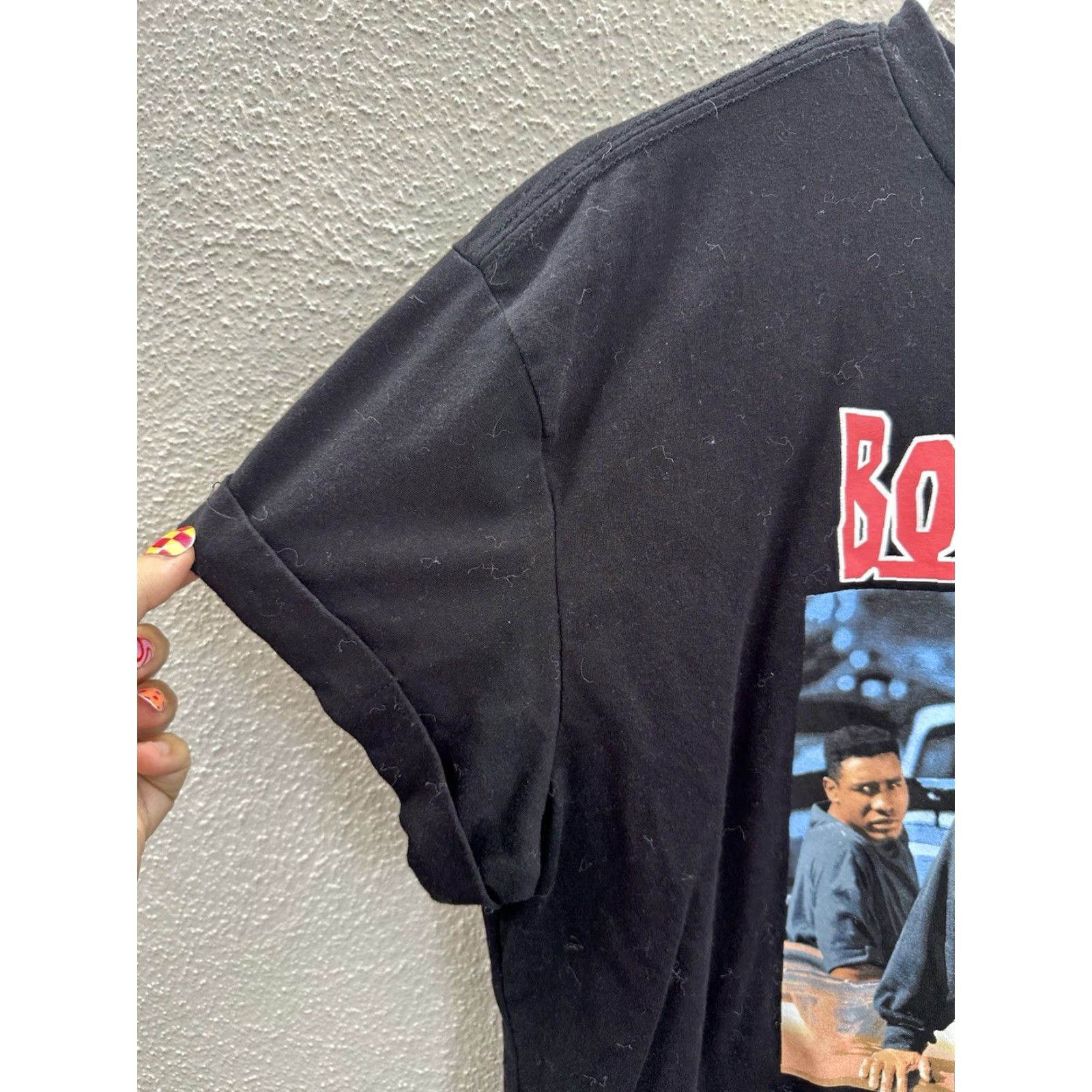 Vintage Fifth Sun Womens T-Shirt XL Black Boyz N The Hood Graphic Shirt 80s 90s Vintage Style Casual Womens Size XL / US 12-14 / IT 48-50 - 2 Thumbnail