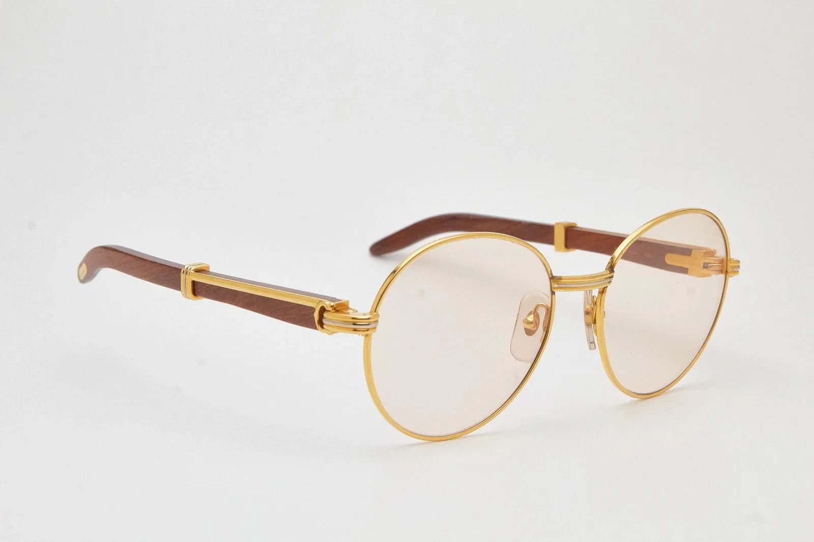 Cartier Sunglasses Cartier Bagatelle Bubinga Wood Size ONE SIZE - 23 Thumbnail