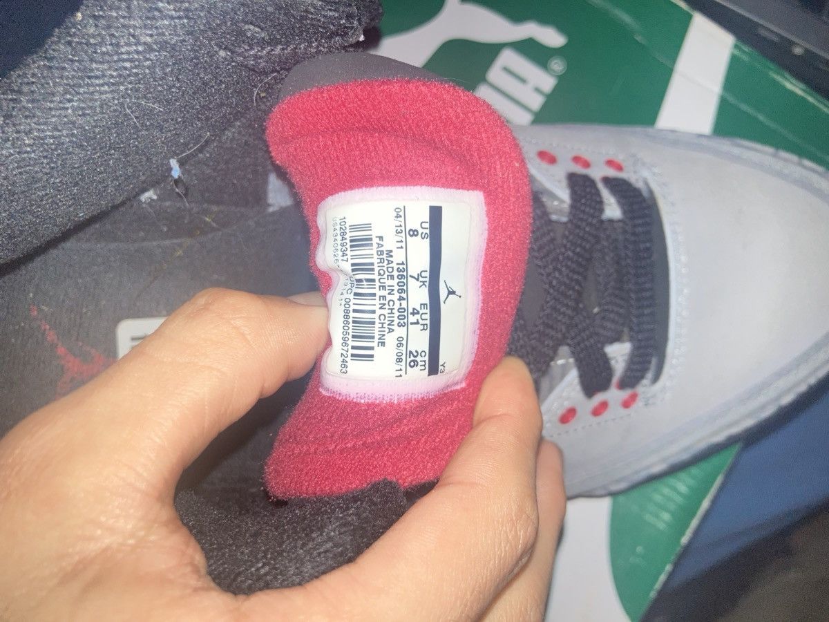 Nike Air jordan 3 Retro ‘Stealth’ 2011 Size US 8 / EU 41 - 7 Thumbnail