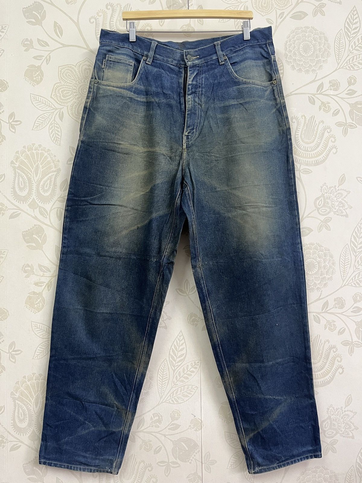 Marc Buchanan × Pelle Pelle Pelle Pelle Marc Buchanan Vintage Baggy Denim Jeans Size US 36 / EU 52 - 1 Thumbnail