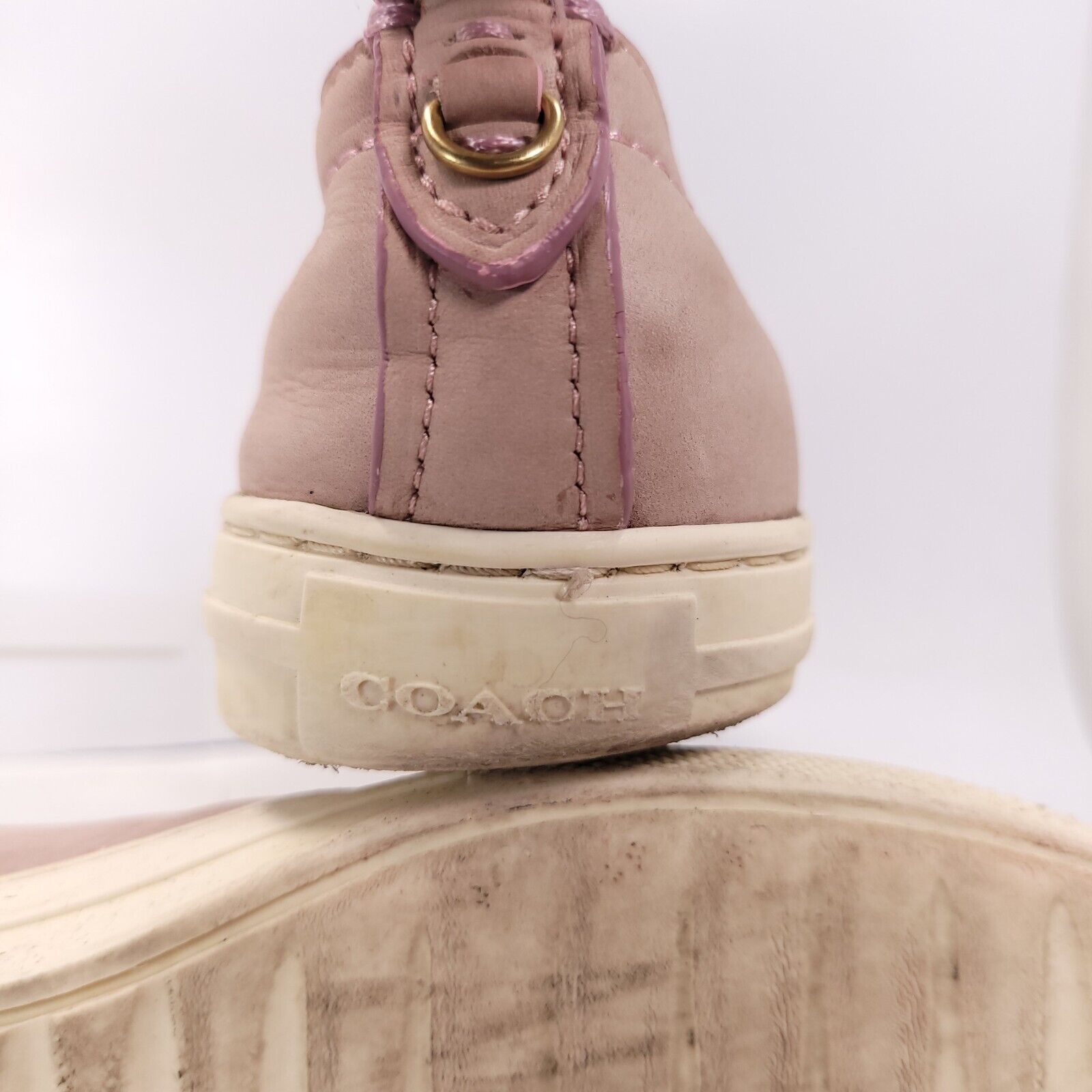 Coach Coach C121 Sneaker Shoe Womens Size 7.5 G1828 Pink White Size US 7.5 / IT 37.5 - 8 Thumbnail
