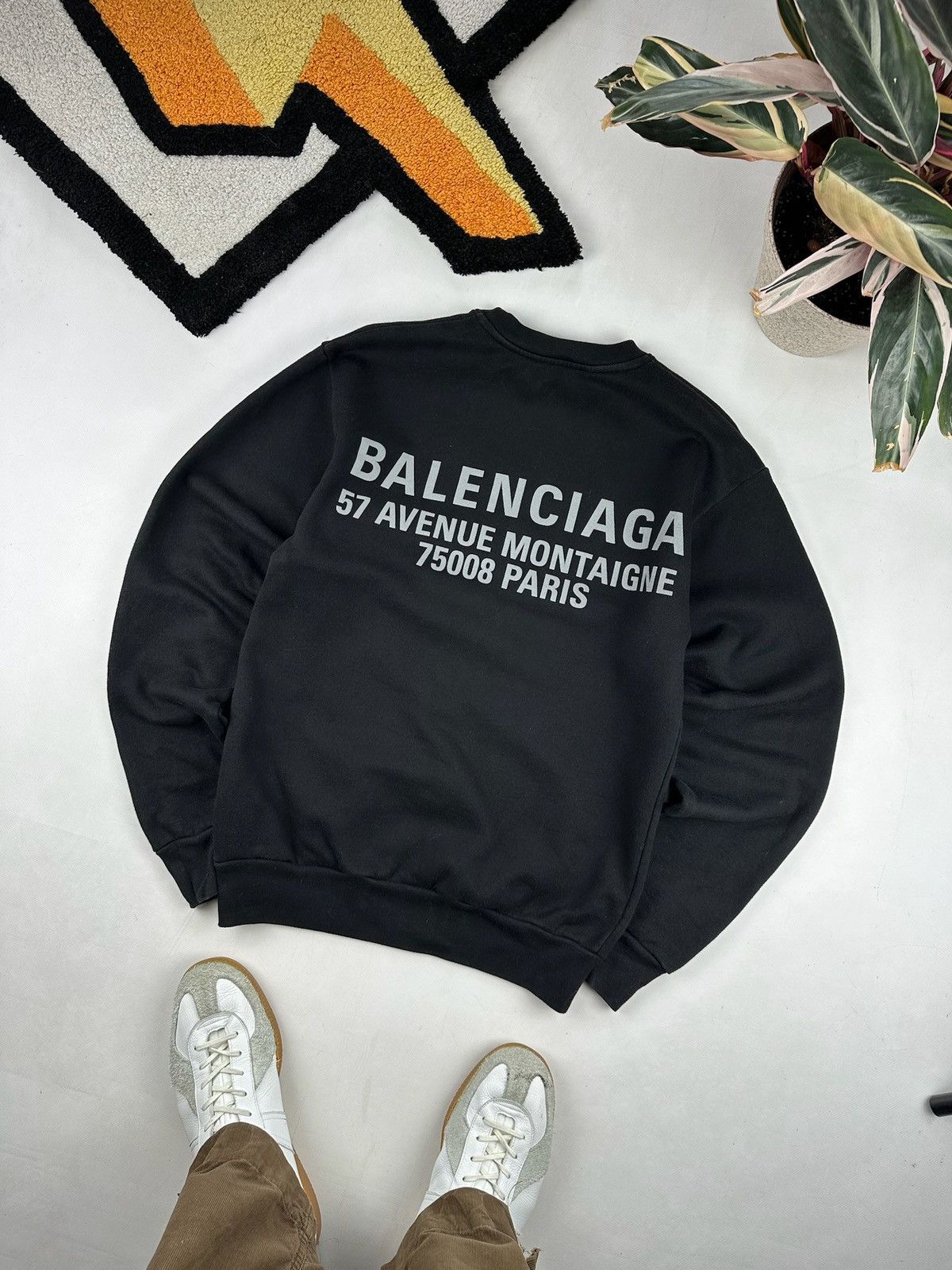 Balenciaga Balenciaga Logo Crewneck Sweatshirt Size XS / US 0-2 / IT 36-38 - 2 Thumbnail