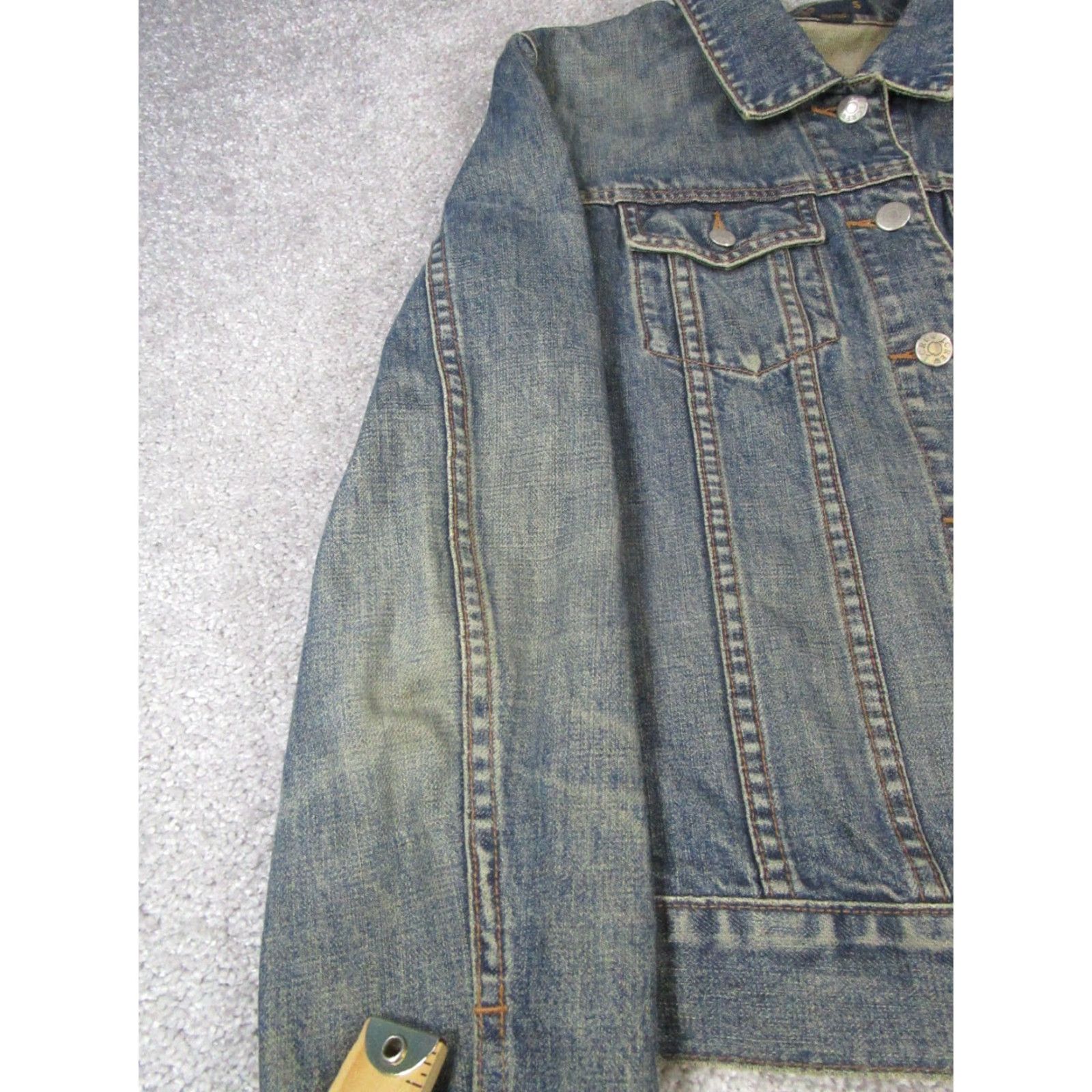 J.Crew J.CREW Jacket Mens S Blue Cotton Denim Size S / US 4 / IT 40 - 5 Thumbnail