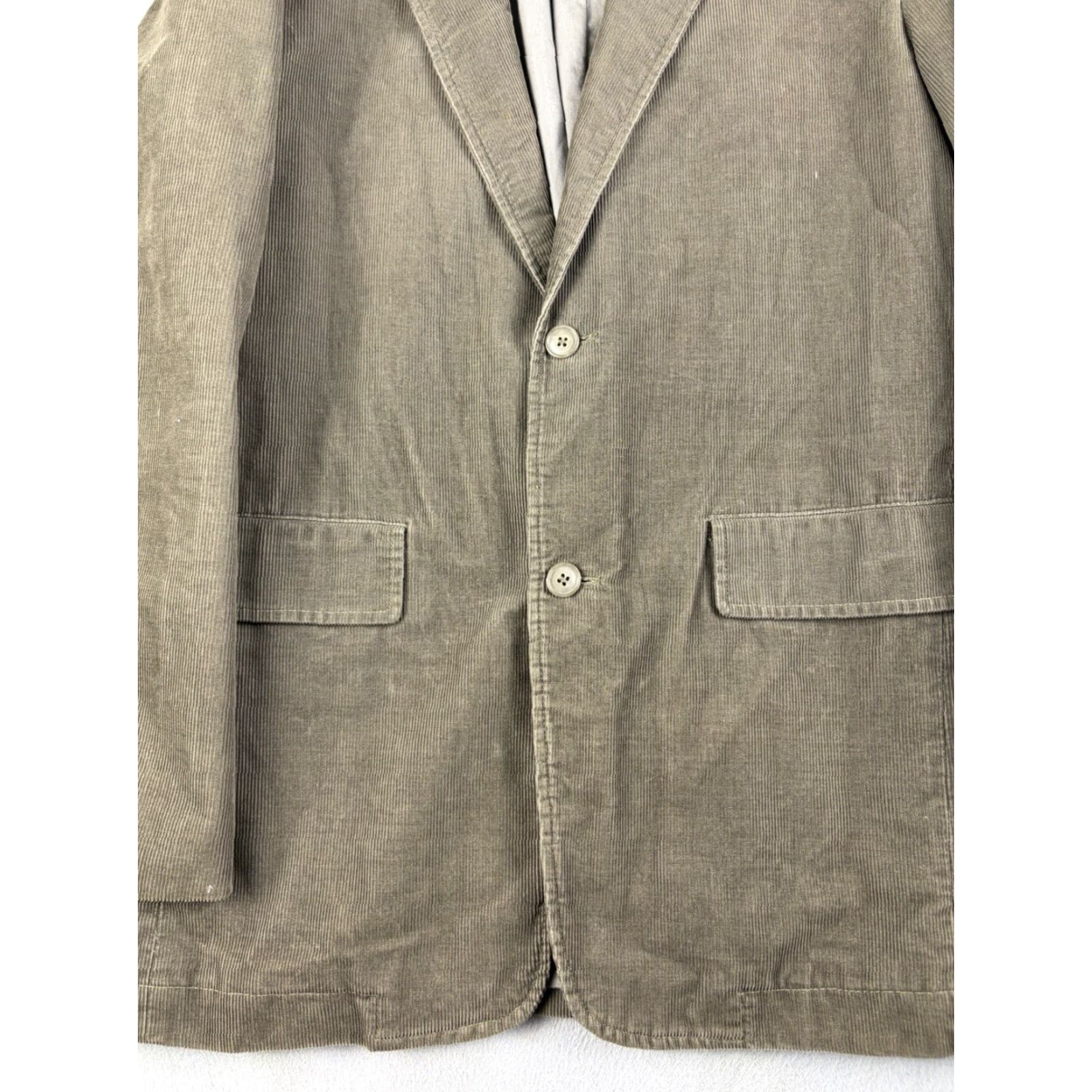 J.Crew J.CREW Blazer Jacket Sport Coat Men’s Size M Green Corduroy Size 40R - 3 Thumbnail