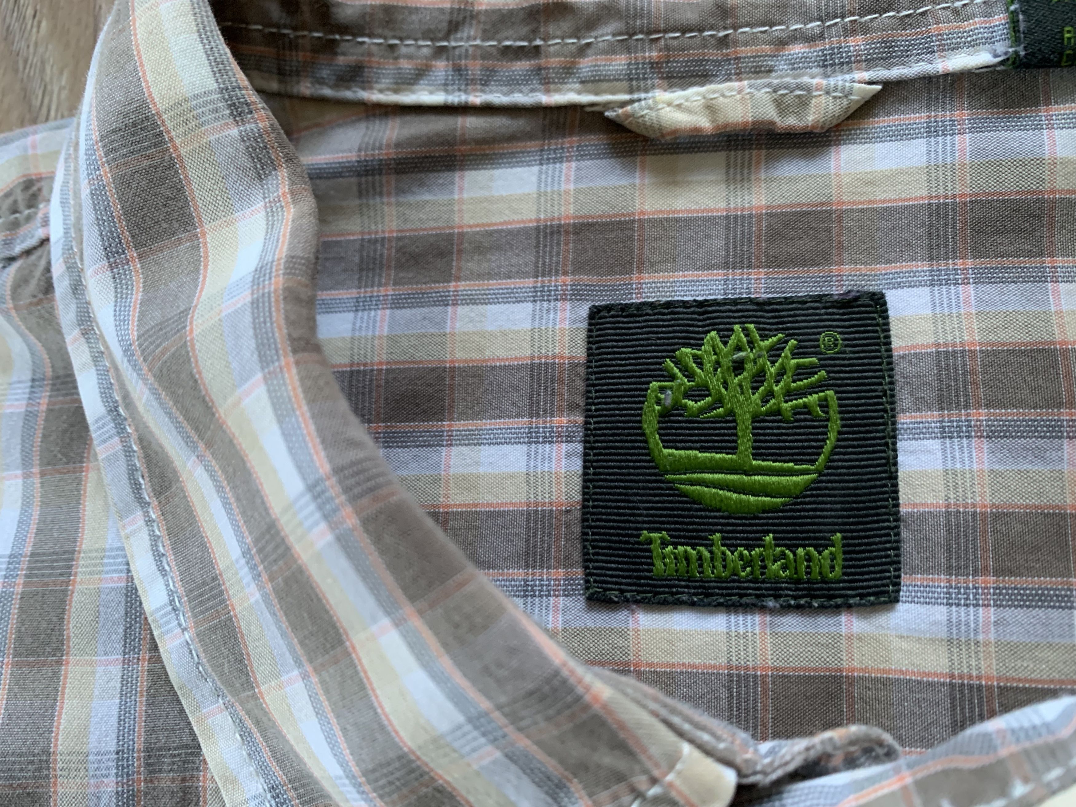Timberland Vintage Timberland Cotton Plaid Short Sleeve Trek Shirt Size US L / EU 52-54 / 3 - 6 Thumbnail