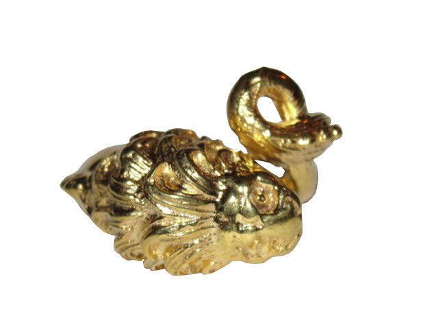 Designer 18 kt Gold Plated Brass Etruscan Lion Wrap Ring Size ONE SIZE - 2 Thumbnail