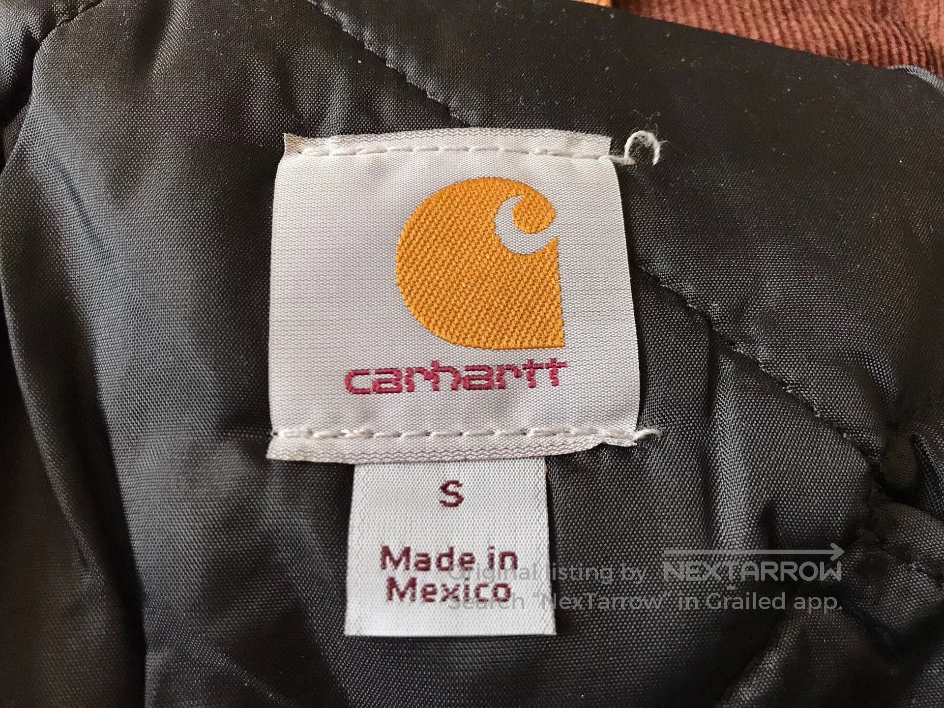 Carhartt Carhartt J002 Brown Canvas Work Jacket. Size US S / EU 44-46 / 1 - 7 Thumbnail