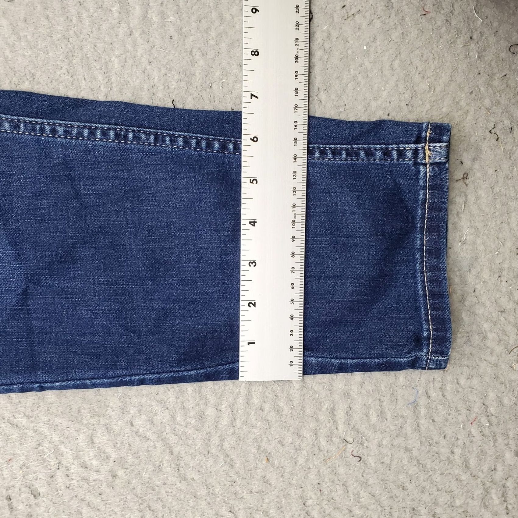 Calvin Klein Calvin Klein Jeans Womens 29P Slim Fit Blue Denim Stretch High Rise Petite 5-Pocket Size 29" - 5 Thumbnail