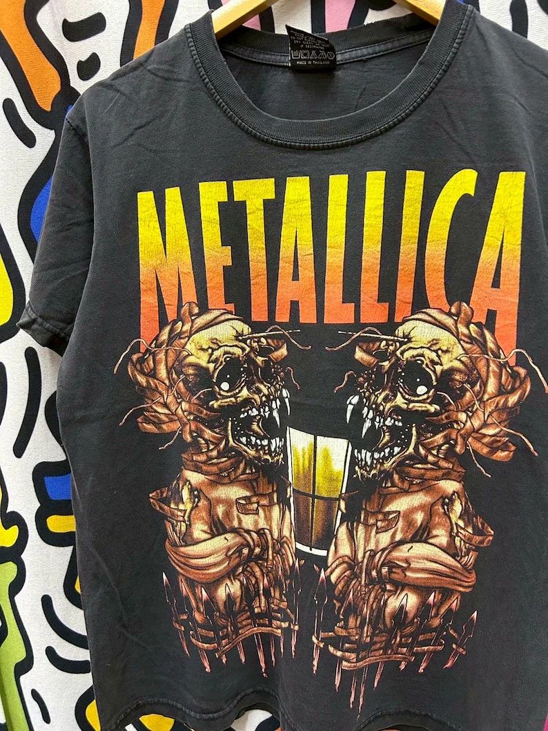 Vintage Vintage 2000s Metallica tshirt size M Size US M / EU 48-50 / 2 - 1 Thumbnail