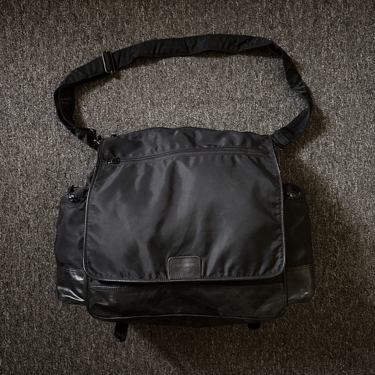 Yohji Yamamoto YOHJI YAMAMOTO NYLON 2 WAY BACKPACK MESSENGER BAG Size ONE SIZE - 3 Thumbnail