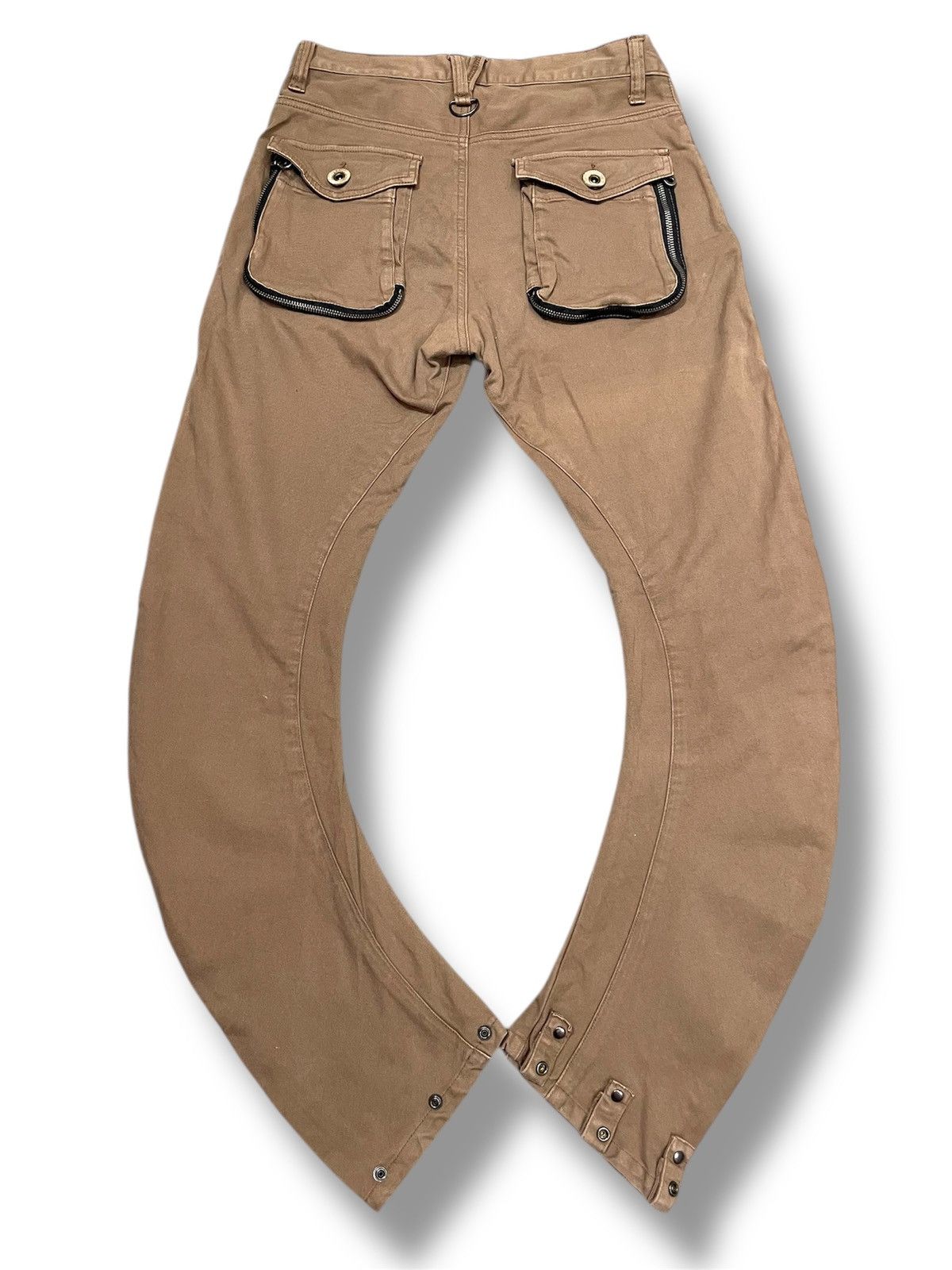 Japanese Brand × PPFM PPFM CURVED LEG BONDAGE PANTS Size US 30 / EU 46 - 2 Thumbnail