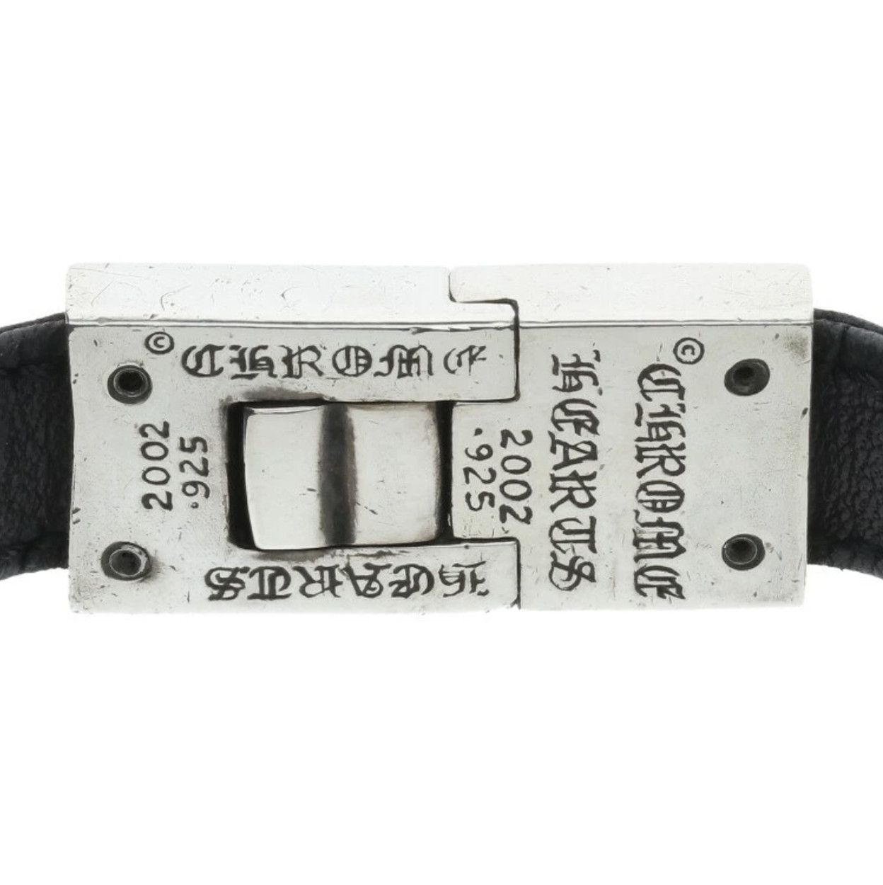 Chrome Hearts CHROME HEARTS HOLLYWOOD LEATHER BRACELET Size ONE SIZE - 5 Thumbnail