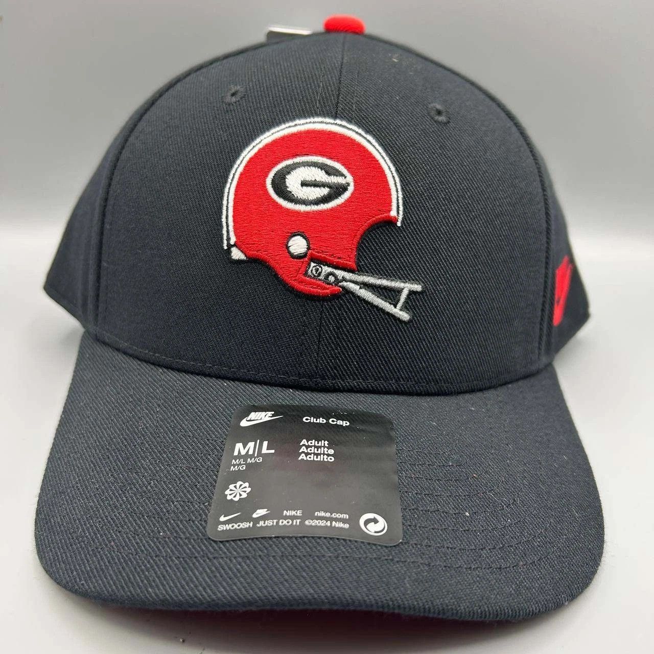 Nike Georgia Bulldogs x Nike Club Hat Men M-L Black Strap Back Size ONE SIZE - 1 Thumbnail