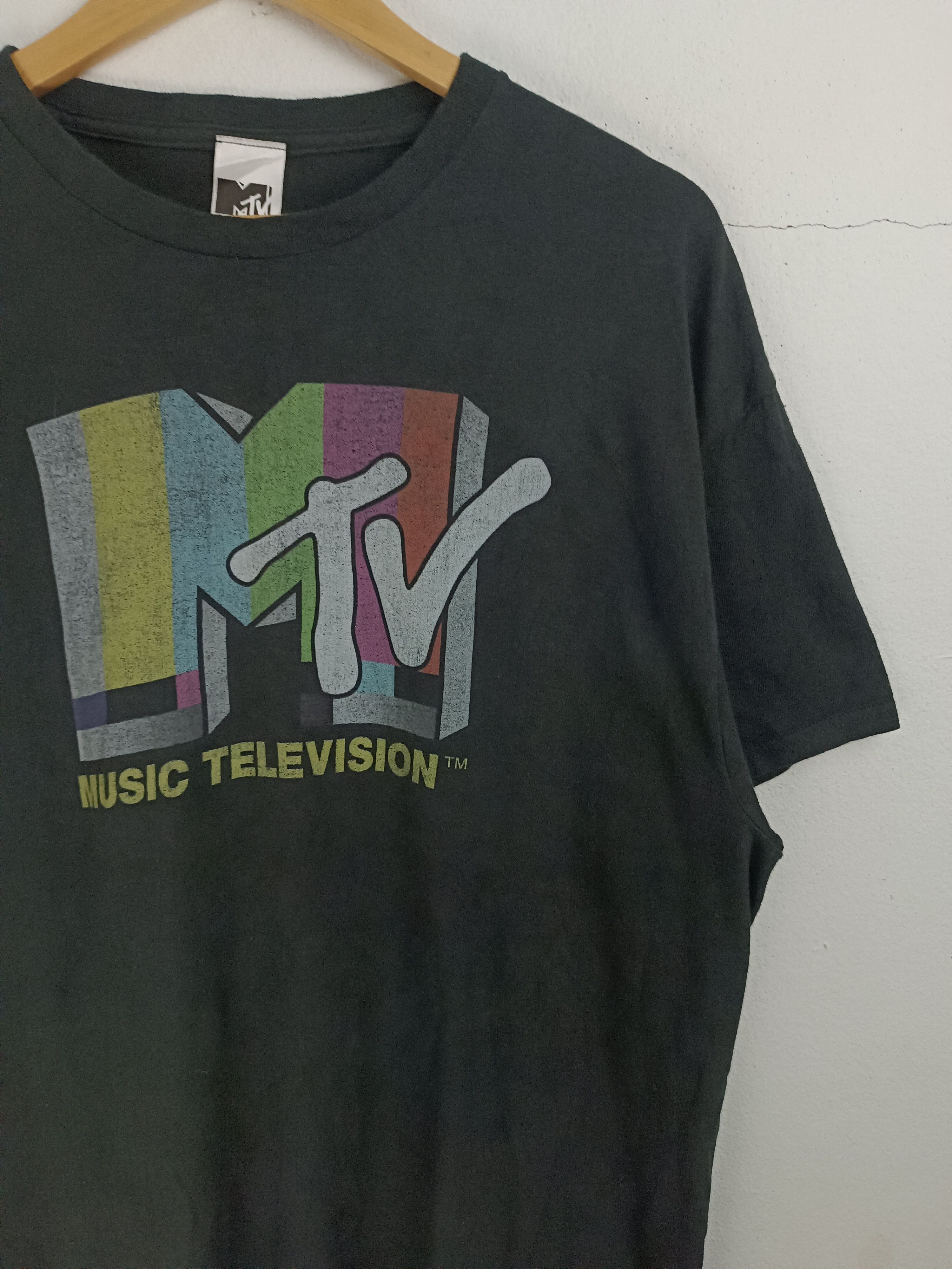 Mtv VINTAGE MTV MUSIC TELEVISION CLASSIC LOGO ROCK PUNK GRUNGE Size US XL / EU 56 / 4 - 6 Thumbnail