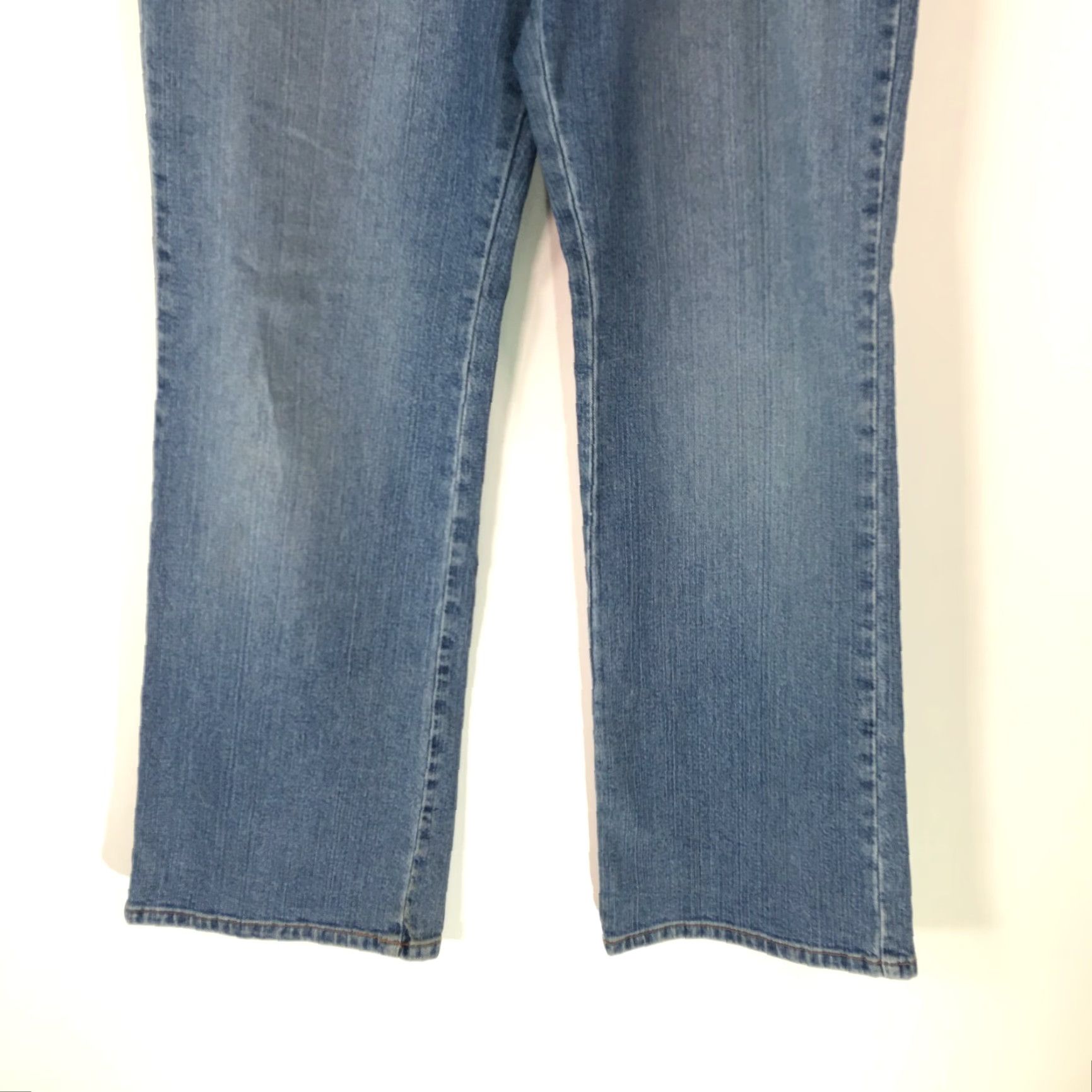 Vintage VINTAGE New York & Company Women's Jeans Pants Size 12 34x32 Mid Rise Straight Fit Blue Denim Size 34" / US 12 / IT 48 - 4 Thumbnail