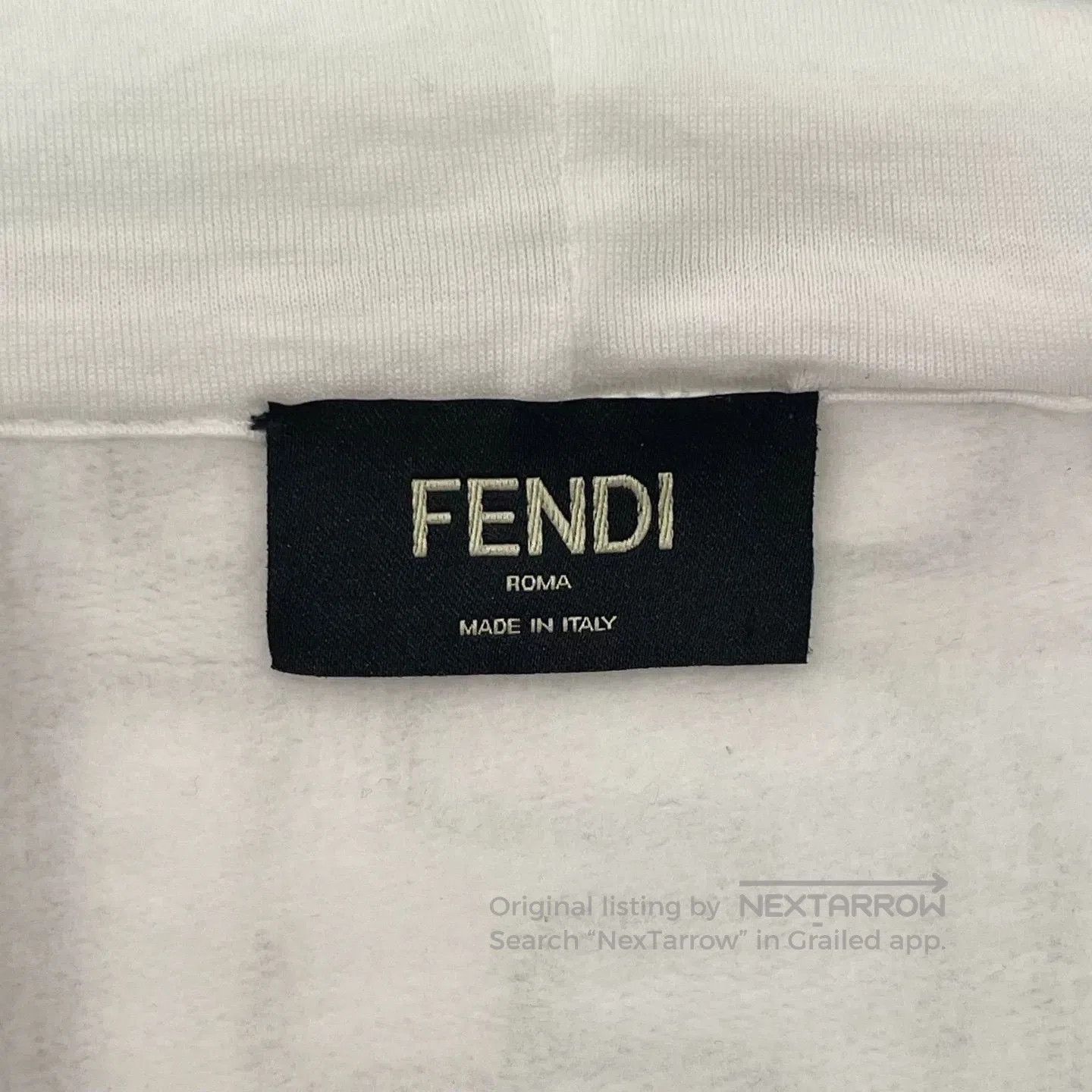 Fendi Fendi Double F Logo White Hoodie. Size US S / EU 44-46 / 1 - 5 Thumbnail