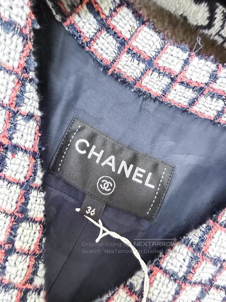 Chanel Chanel Plaid lashed thin flash dress Size XS / US 0-2 / IT 36-38 - 5 Thumbnail
