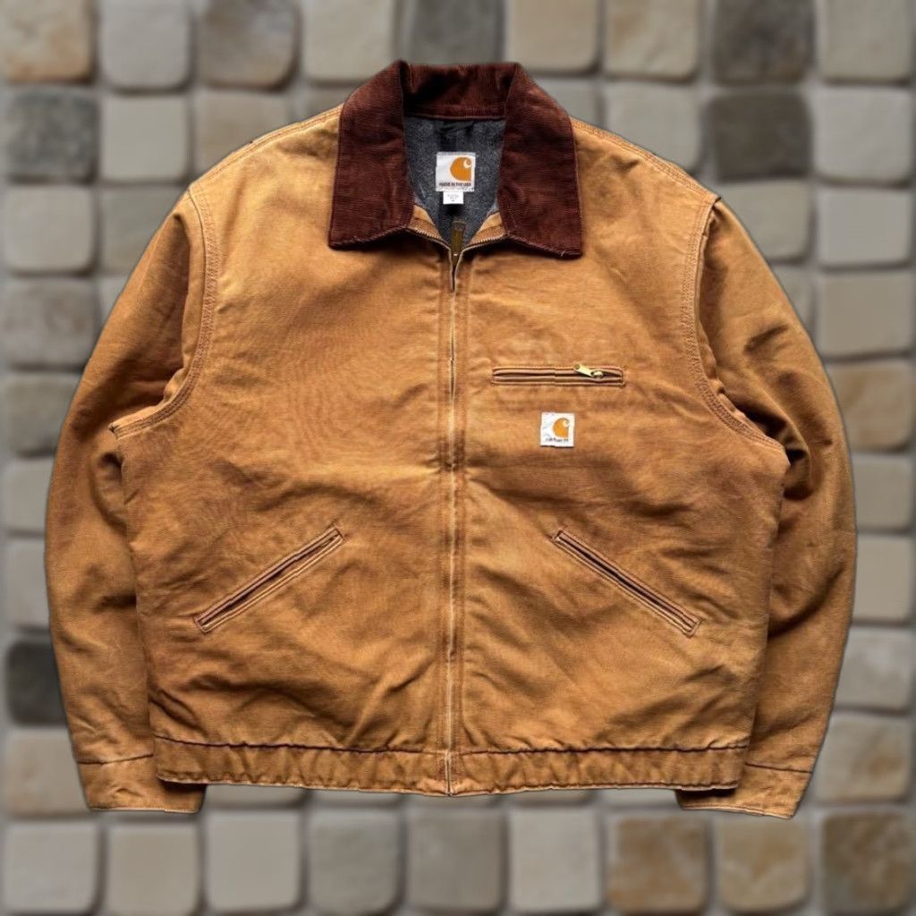 Carhartt デトロイトジャケット J43 HTG XL Carhartt Detroit J43 HTG Hunter Green XL – thrashed archives