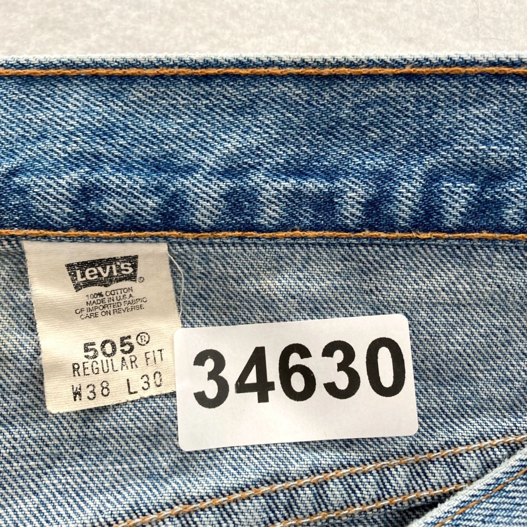 Levi's Vintage Levi's 505 Jeans Mens 38x30 Regular Fit Straight Blue Denim 2000 Y2K Levi's Jeans Mens 38x30 Regular Fit Straight Blue Denim 2000 Y2K Size US 38 / EU 54 - 7 Thumbnail