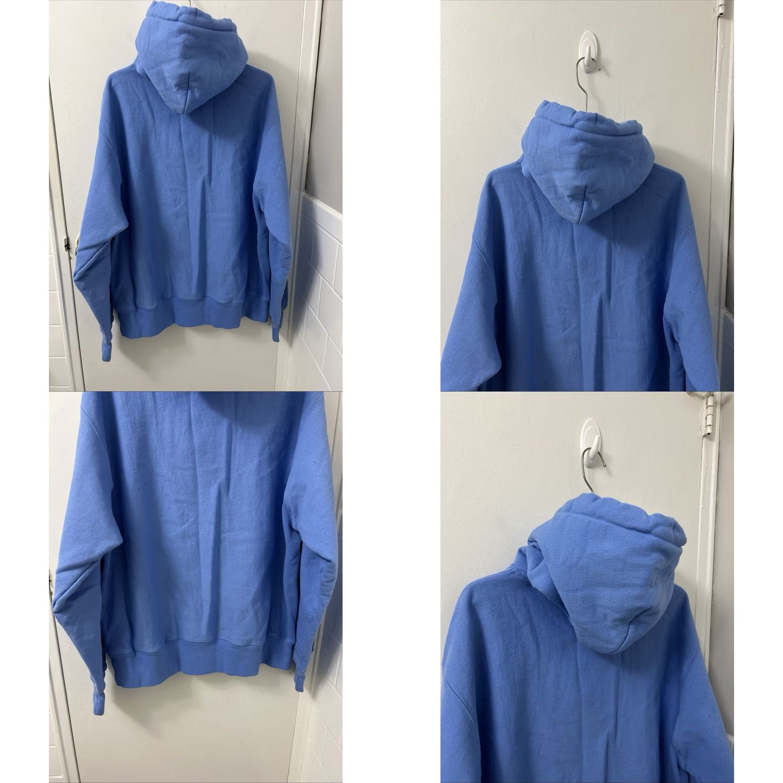 Champion Champion Reverse Weave Hoodie Mens Large Blue Cheyney College Logo Pullover Size US L / EU 52-54 / 3 - 8 Thumbnail