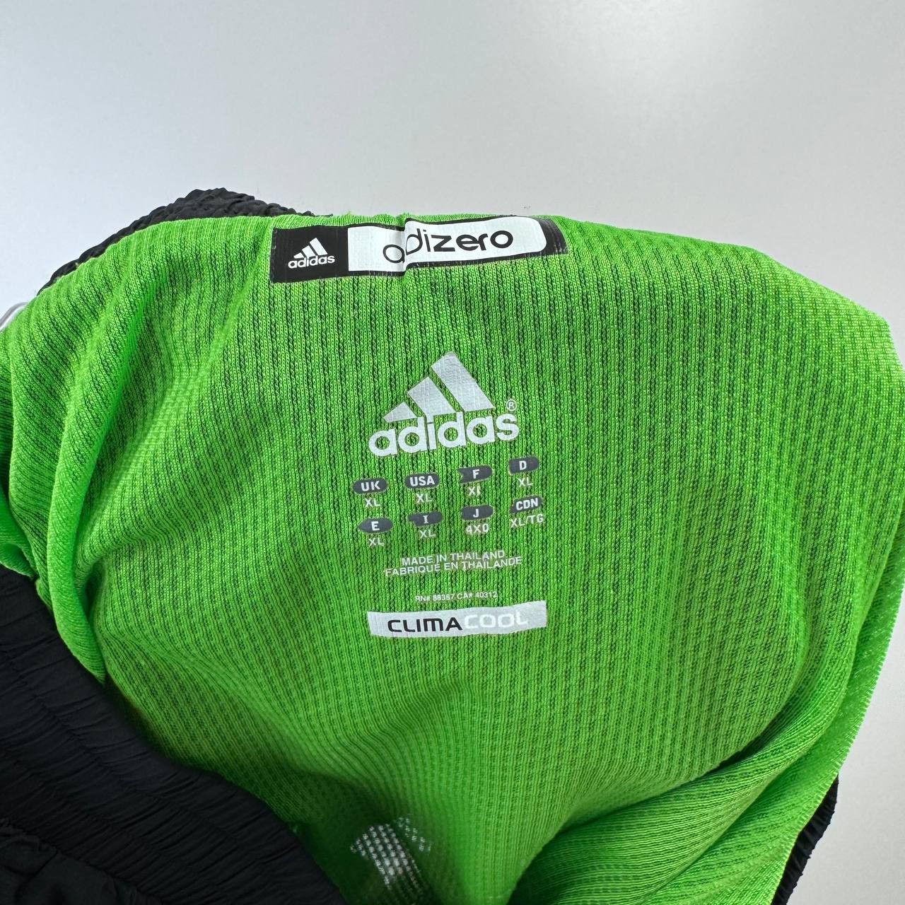 Adidas Adidas Adizero Shorts Mens Black Neon Green V38320 Size XL Size US 36 / EU 52 - 3 Thumbnail
