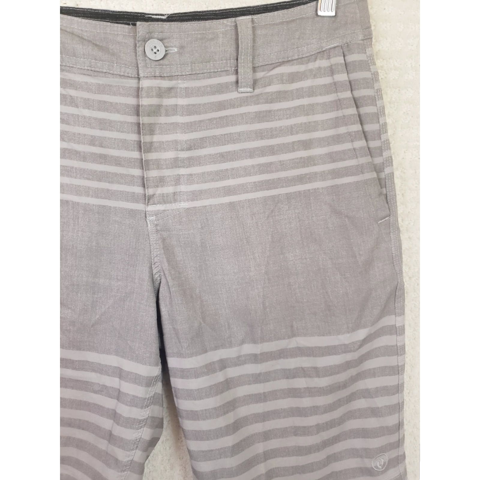 Hang Ten Hang Ten Board Shorts Mens Size 30 Beige Striped Chino Size US 30 / EU 46 - 5 Thumbnail