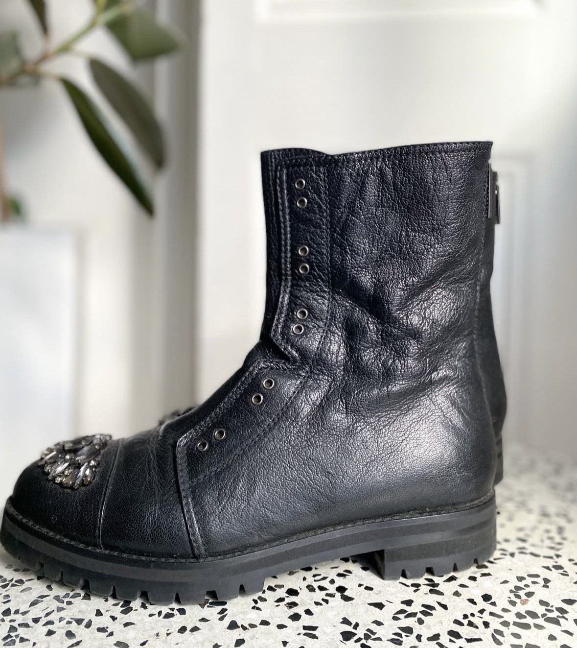 Jimmy Choo Jimmy Choo Embellisshments Combat Boots Size US 7.5 / IT 37.5 - 3 Thumbnail