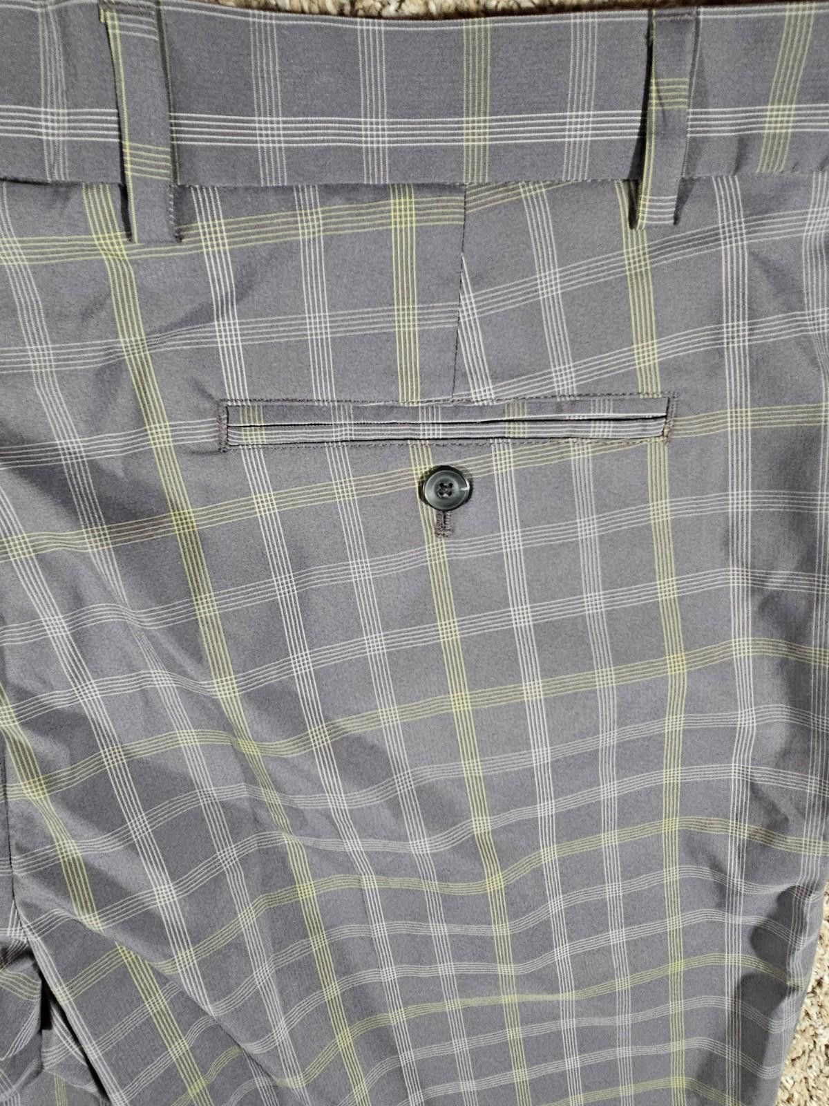 Other Walter Hagen shorts size 38 gray Green plaid golf mens Size US 38 / EU 54 - 5 Thumbnail