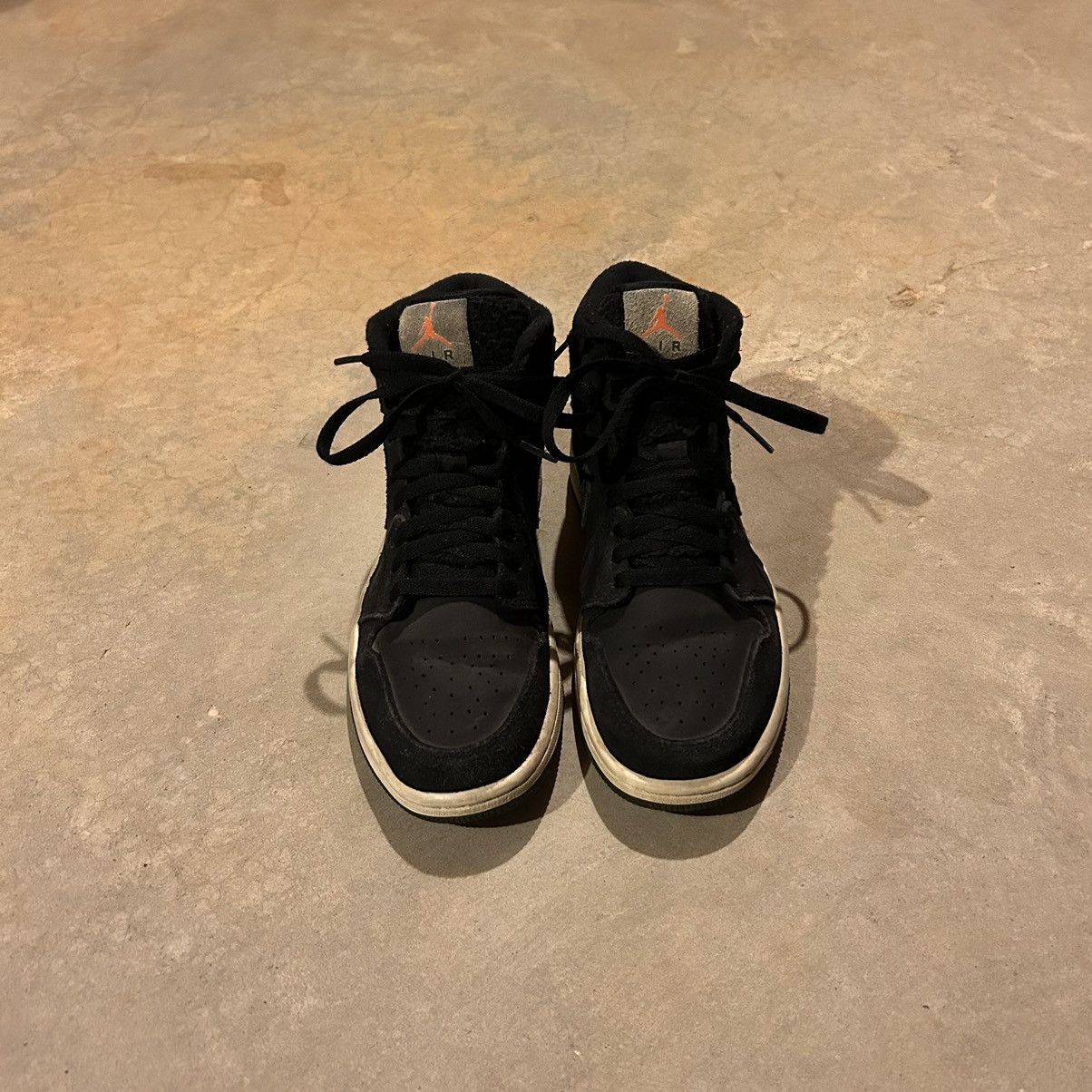 Jordan Brand × Nike Jordan 1 Mid Black Olive Canvas 2018 US 7.5 Size US 7.5 / EU 40-41 - 3 Thumbnail