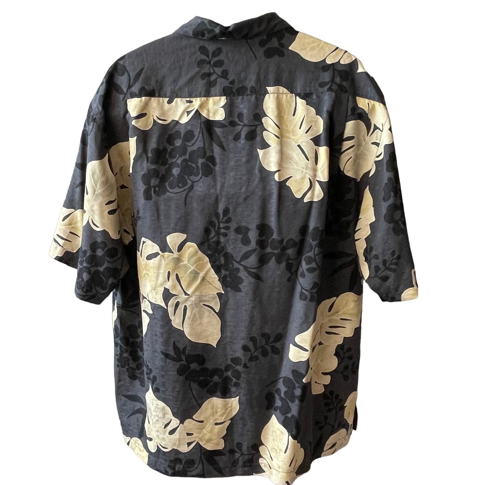 Tommy Bahama Tommy Bahama Terracotta Palm Frond Silk Camp Shirt Size Med Size US M / EU 48-50 / 2 - 2 Thumbnail